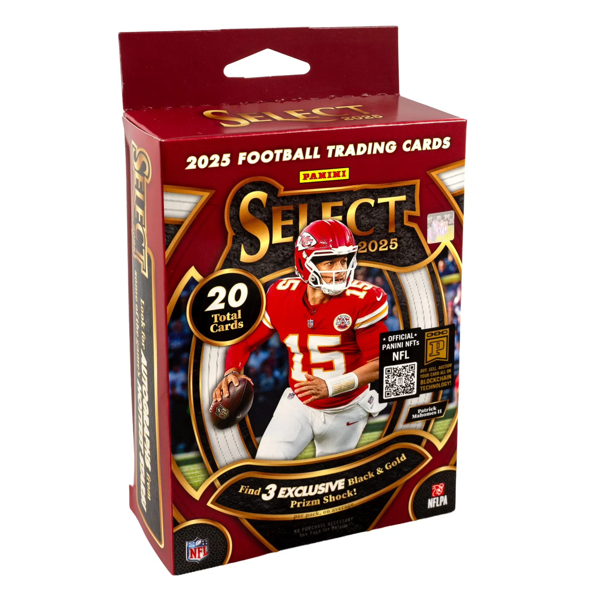 2025 Panini Select NFL Football Hanger Box (Black & Gold Prizm Shock)