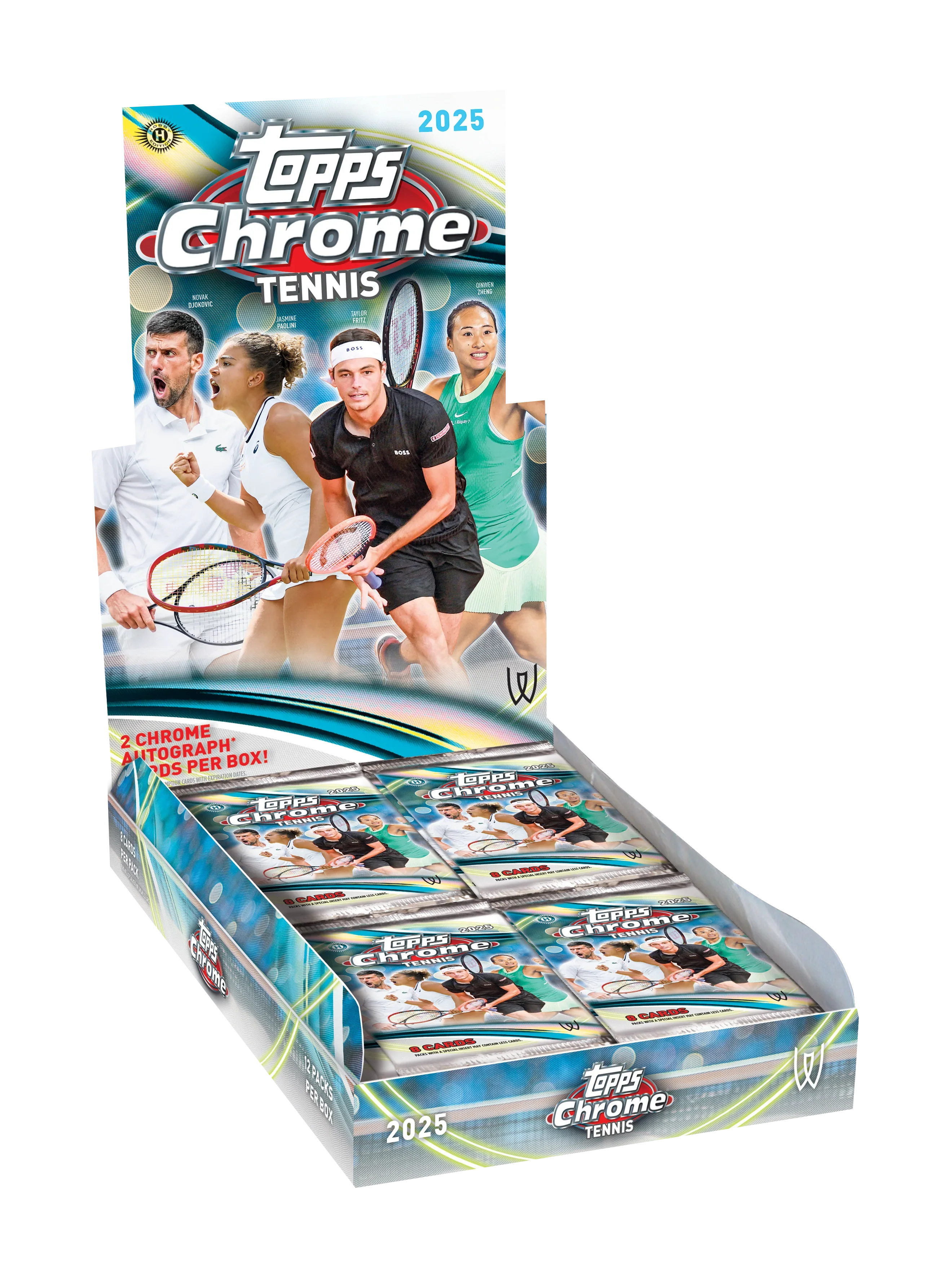 2025 Topps Chrome Tennis Hobby Box - Image 2
