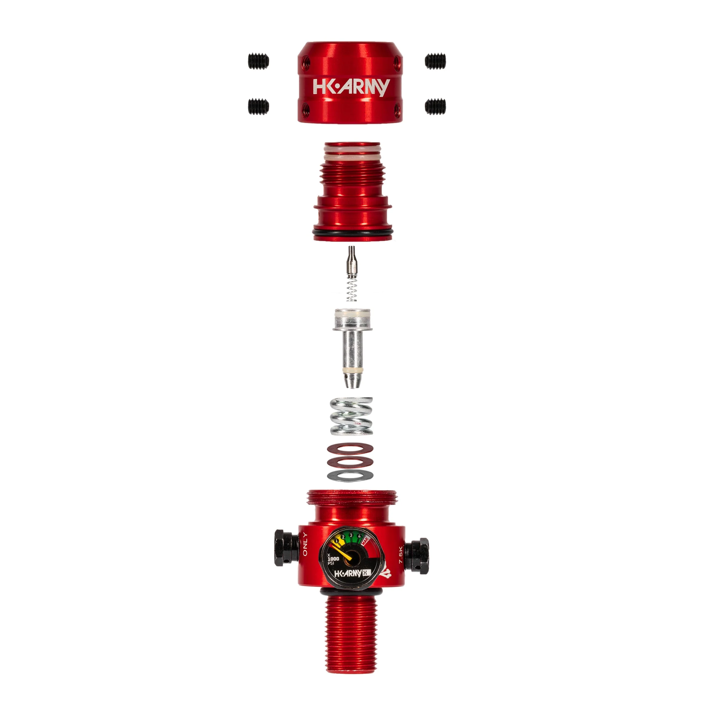 AeroLite Pro Regulator - Adjustable & Rotational - Red - Image 4