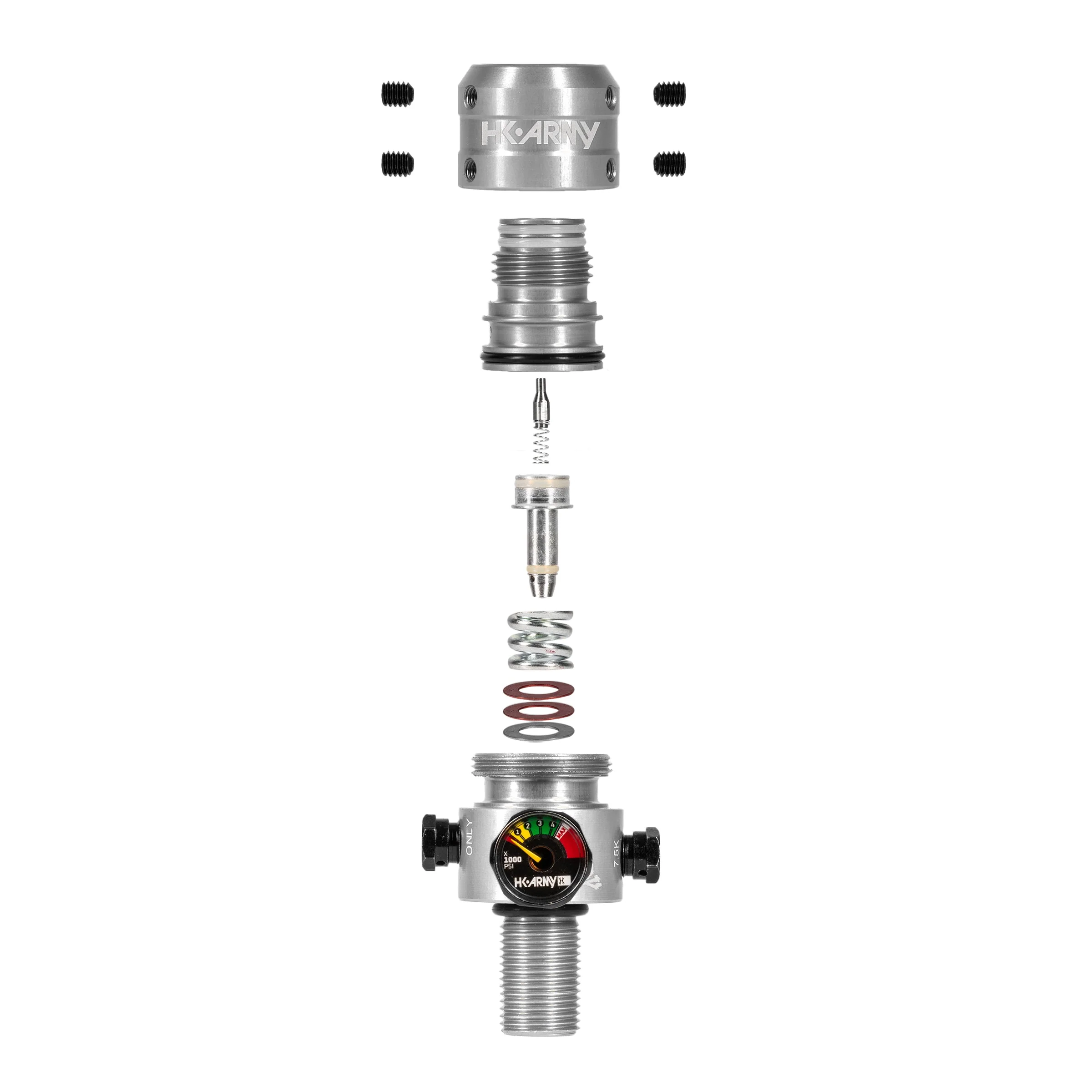 AeroLite Pro Regulator - Adjustable & Rotational - Silver - Image 3