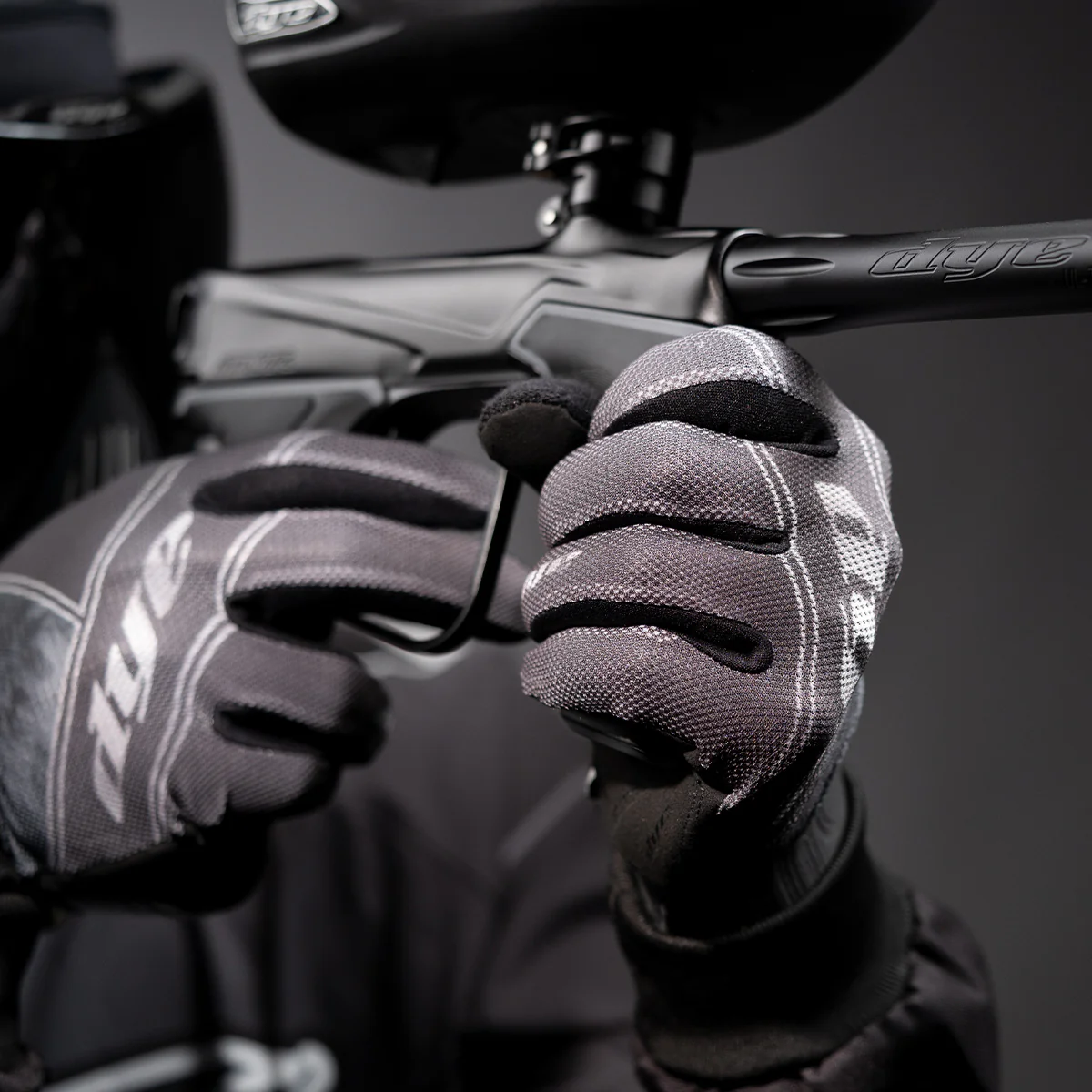 Dye FLX Gloves (All Sizes) - Forged Black/Grey - Image 4
