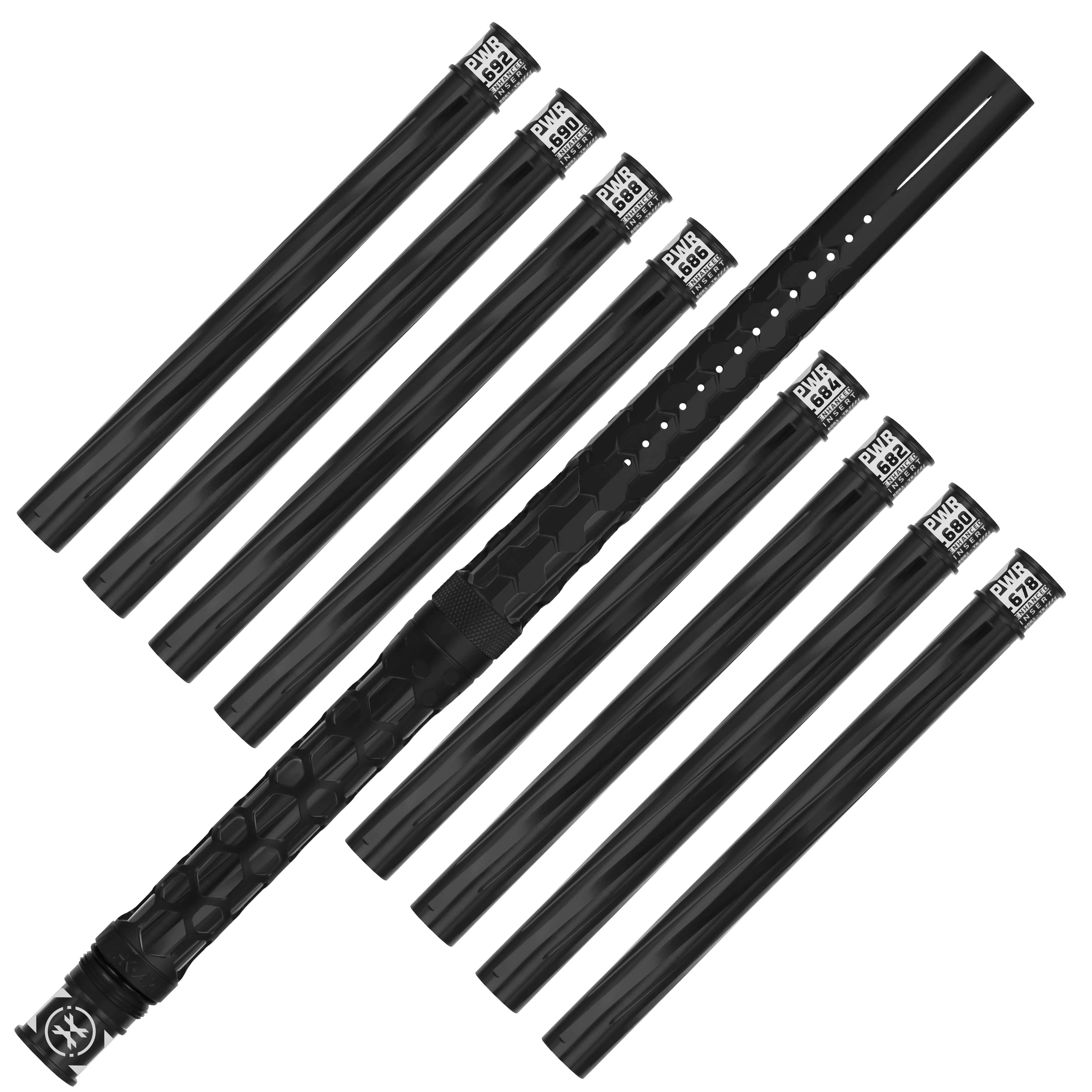 HK Army Hex PWR Barrel Kit - Black - Black Inserts