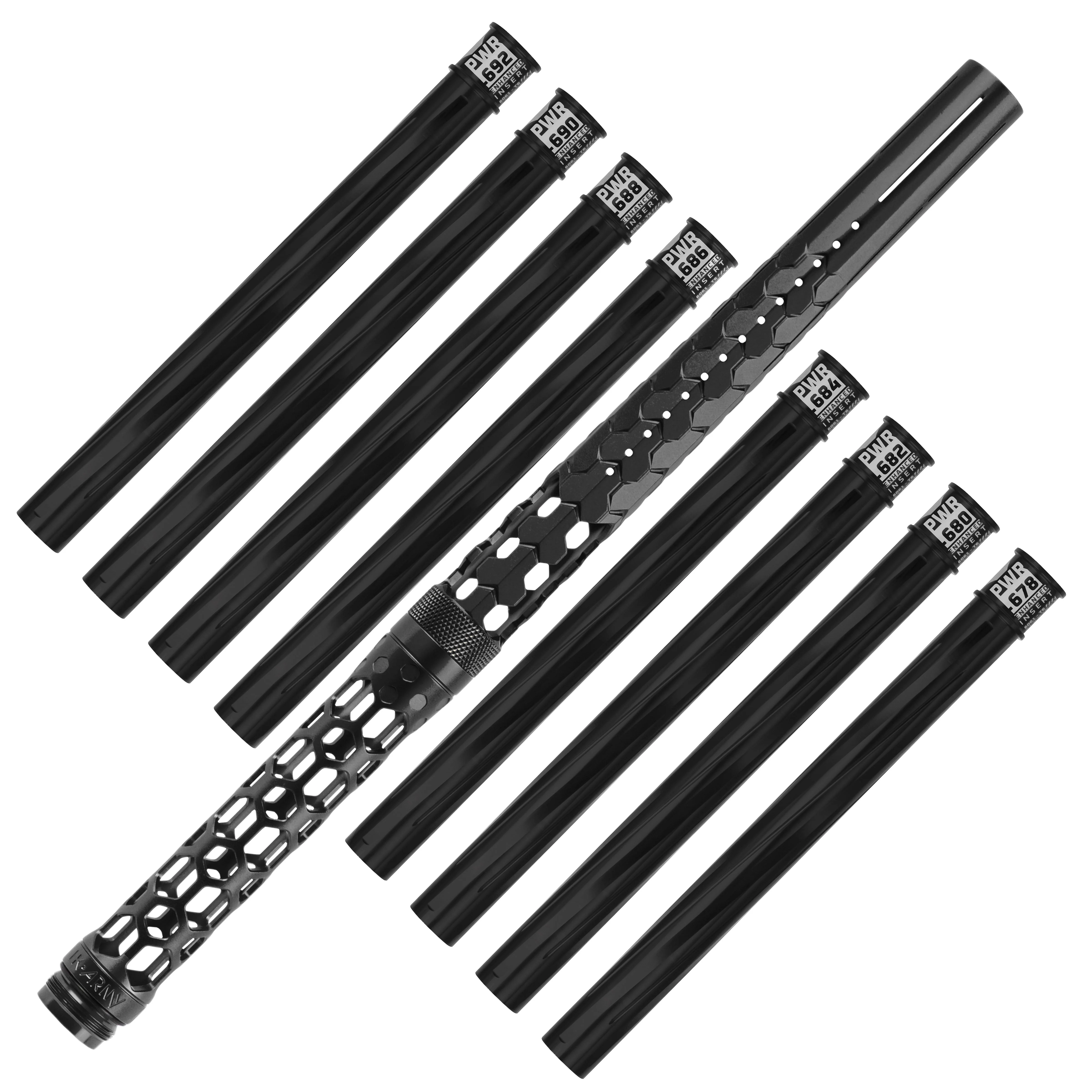HK Army Hex PWR Barrel Kit - Black - Black Inserts - Image 4