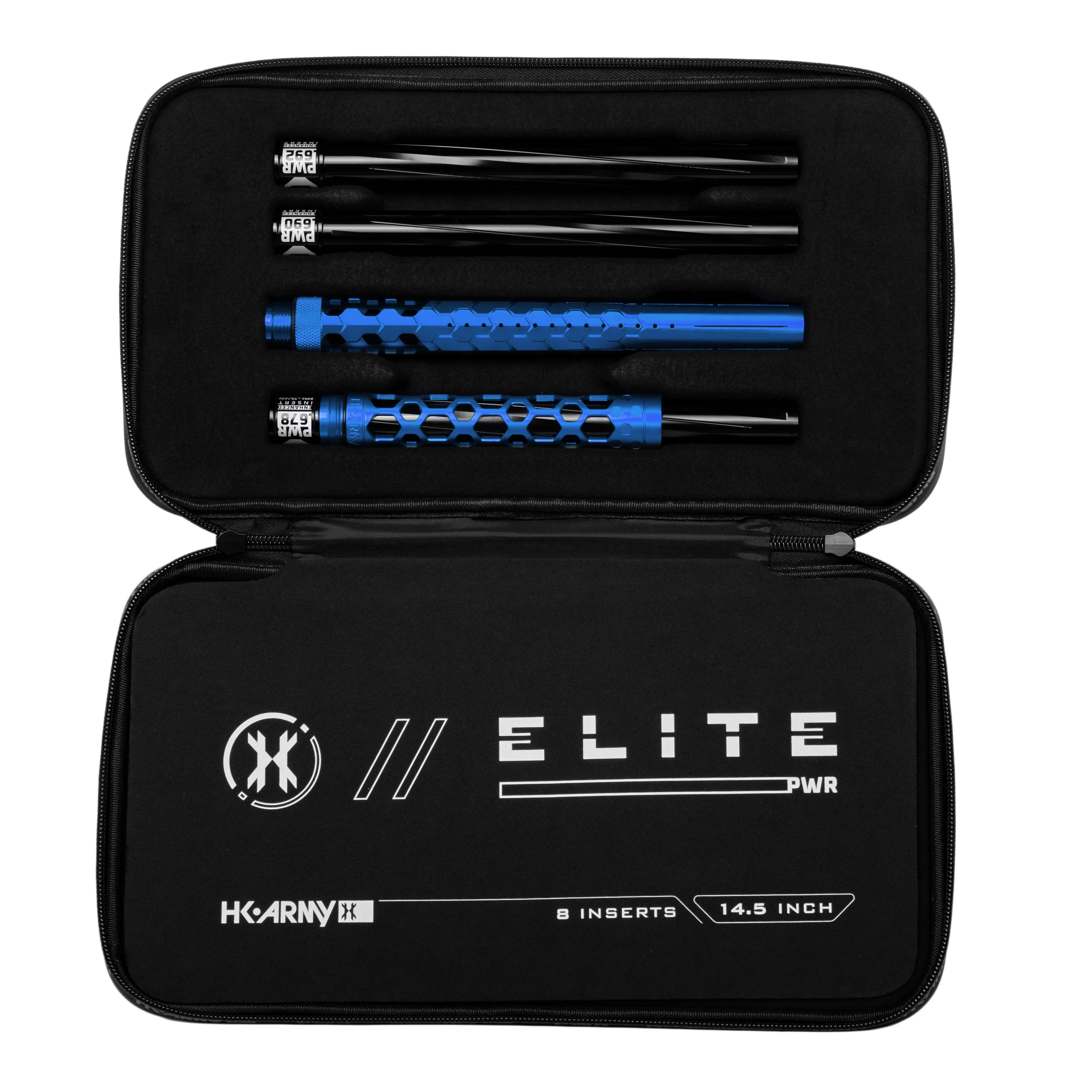 HK Army Hex PWR Barrel Kit - Blue - Black Inserts - Image 2