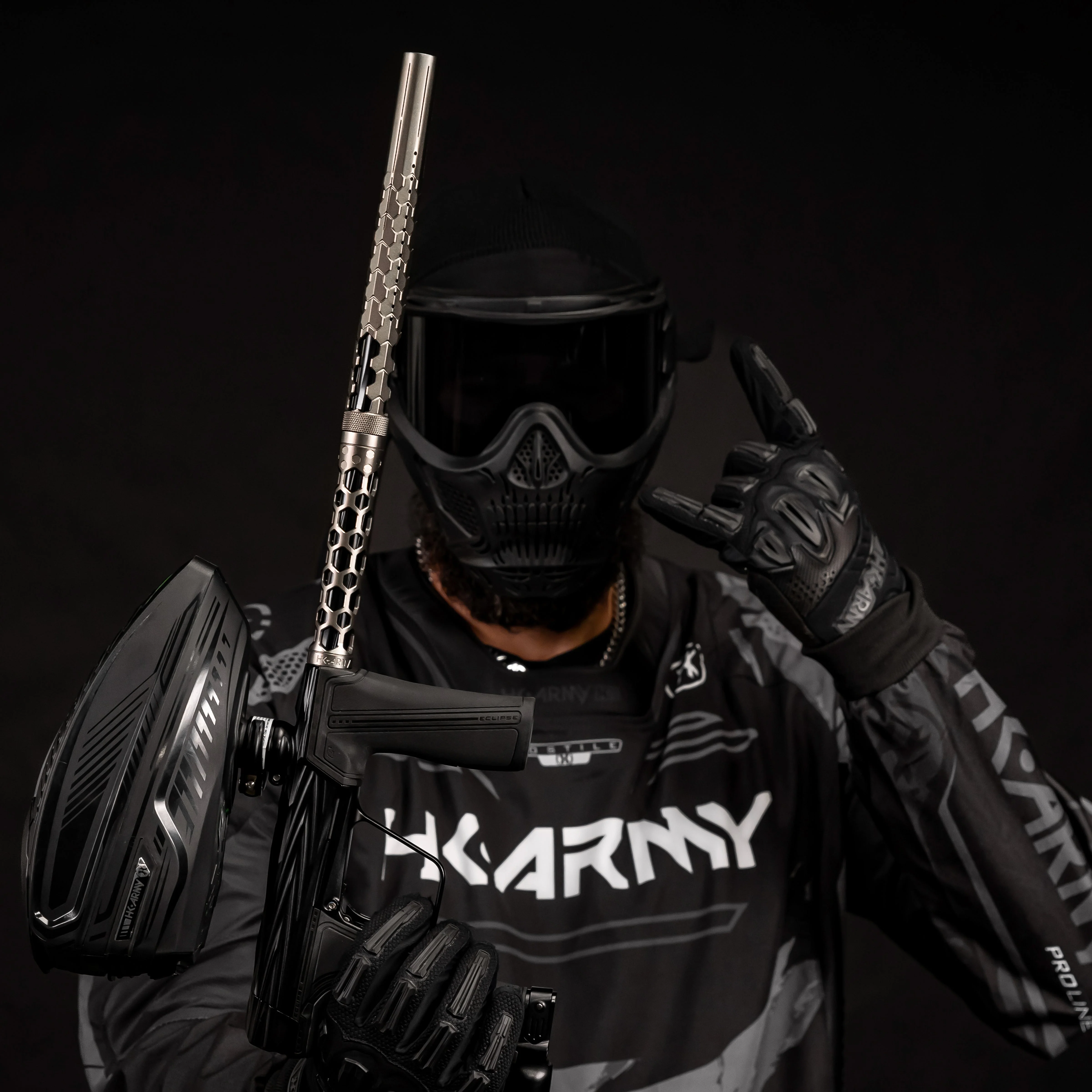 HK Army Hex PWR Barrel Kit - Graphite - Black Inserts - Image 5