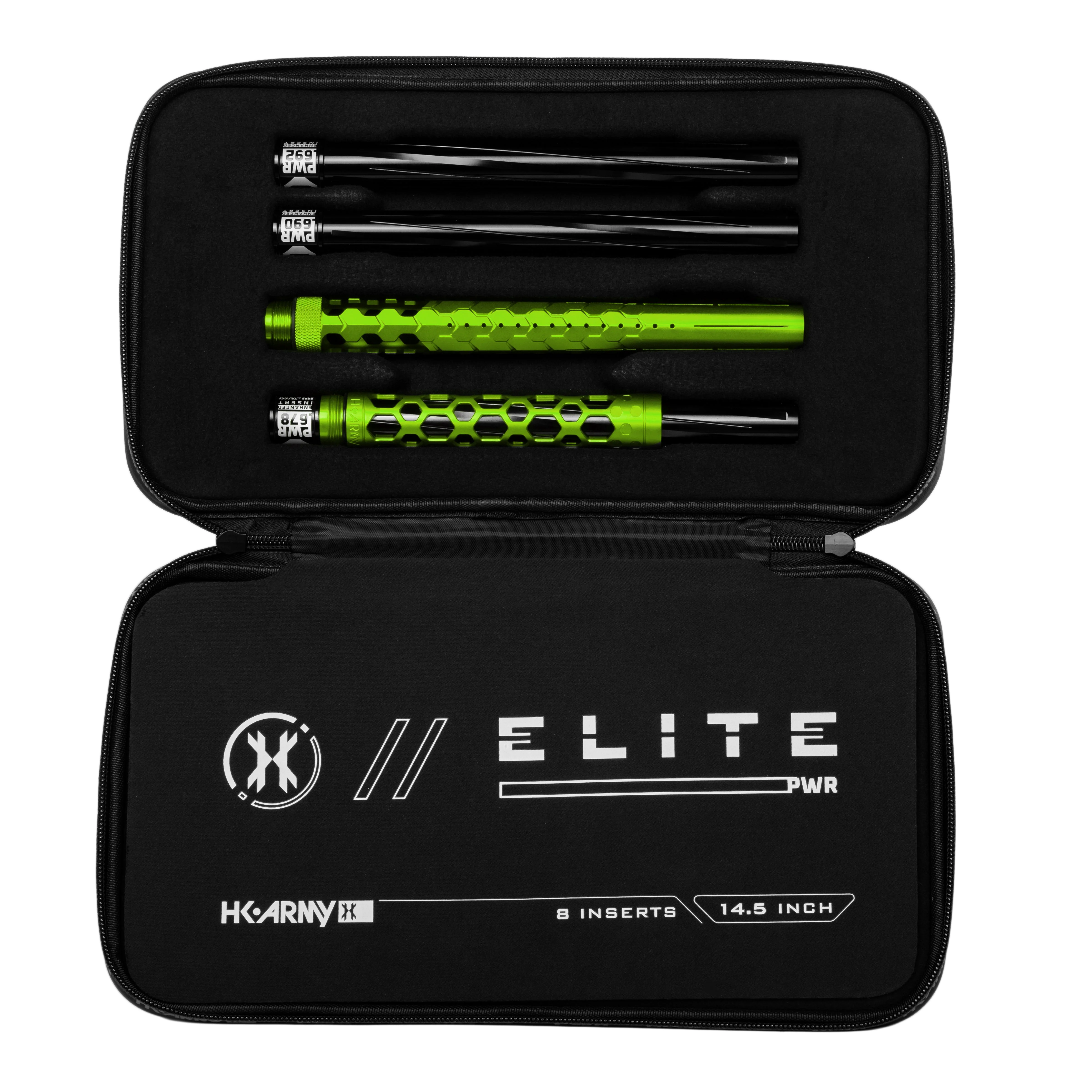 HK Army Hex PWR Barrel Kit - Lime - Black Inserts - Image 2