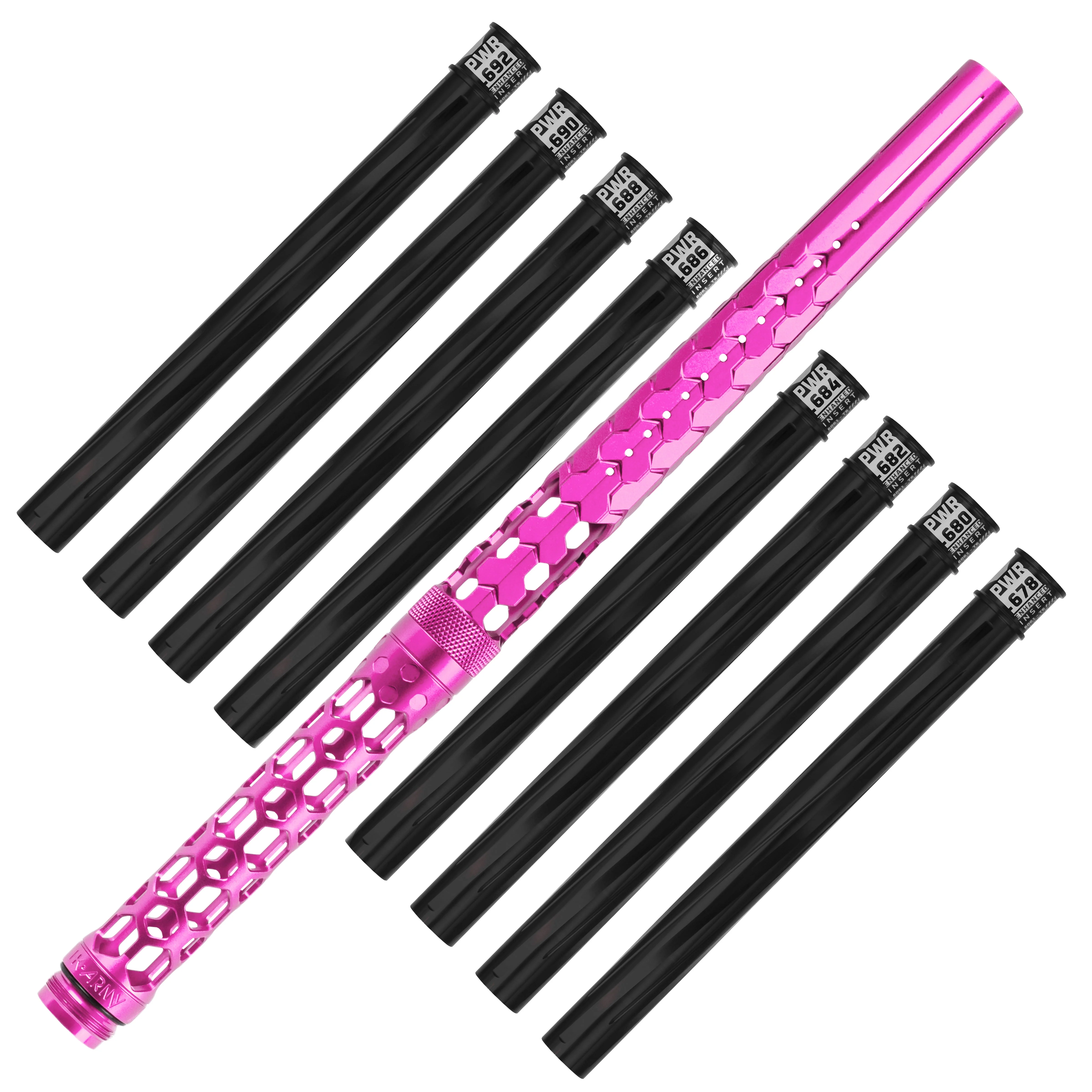 HK Army Hex PWR Barrel Kit - Pink - Black Inserts - Image 4