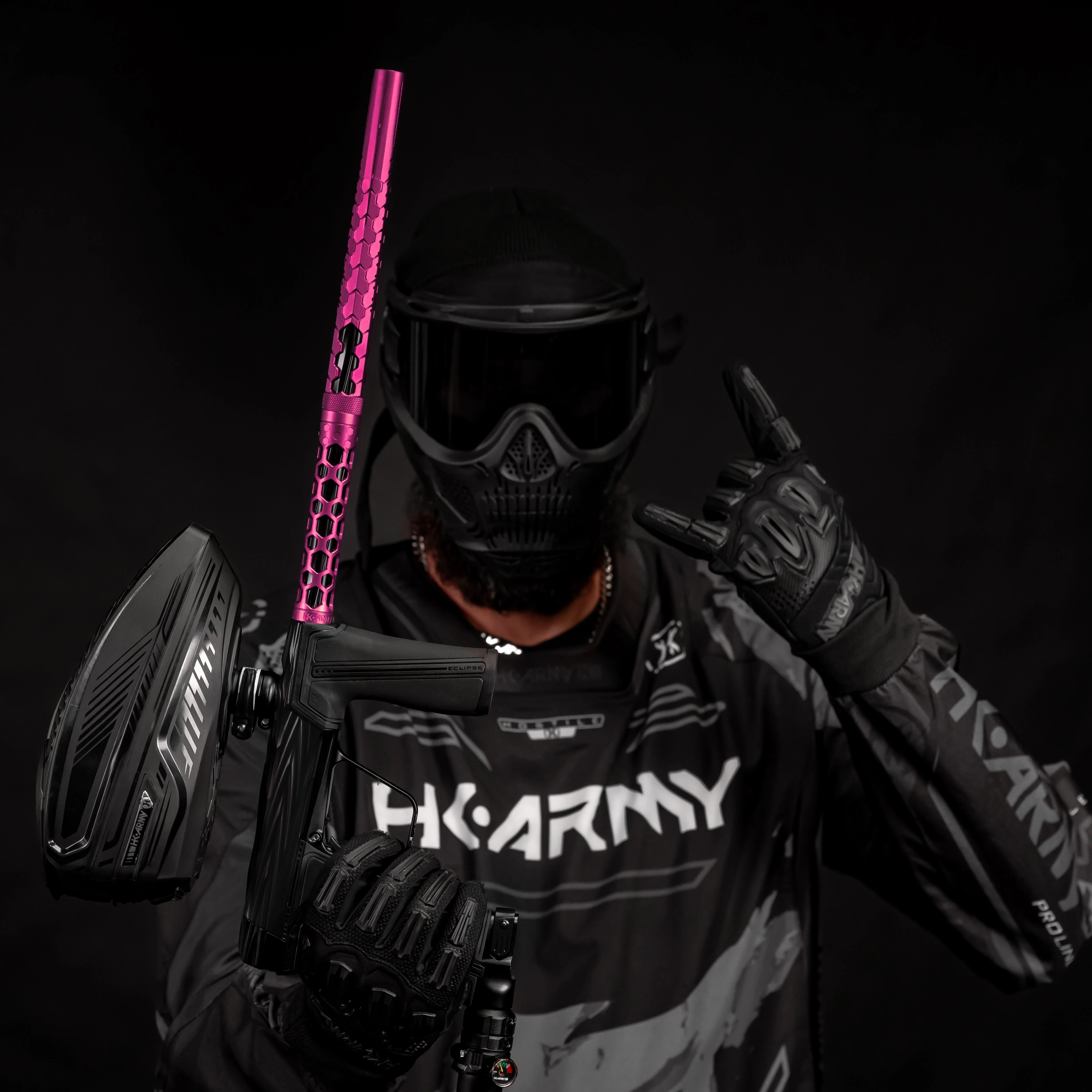 HK Army Hex PWR Barrel Kit - Pink - Black Inserts - Image 5