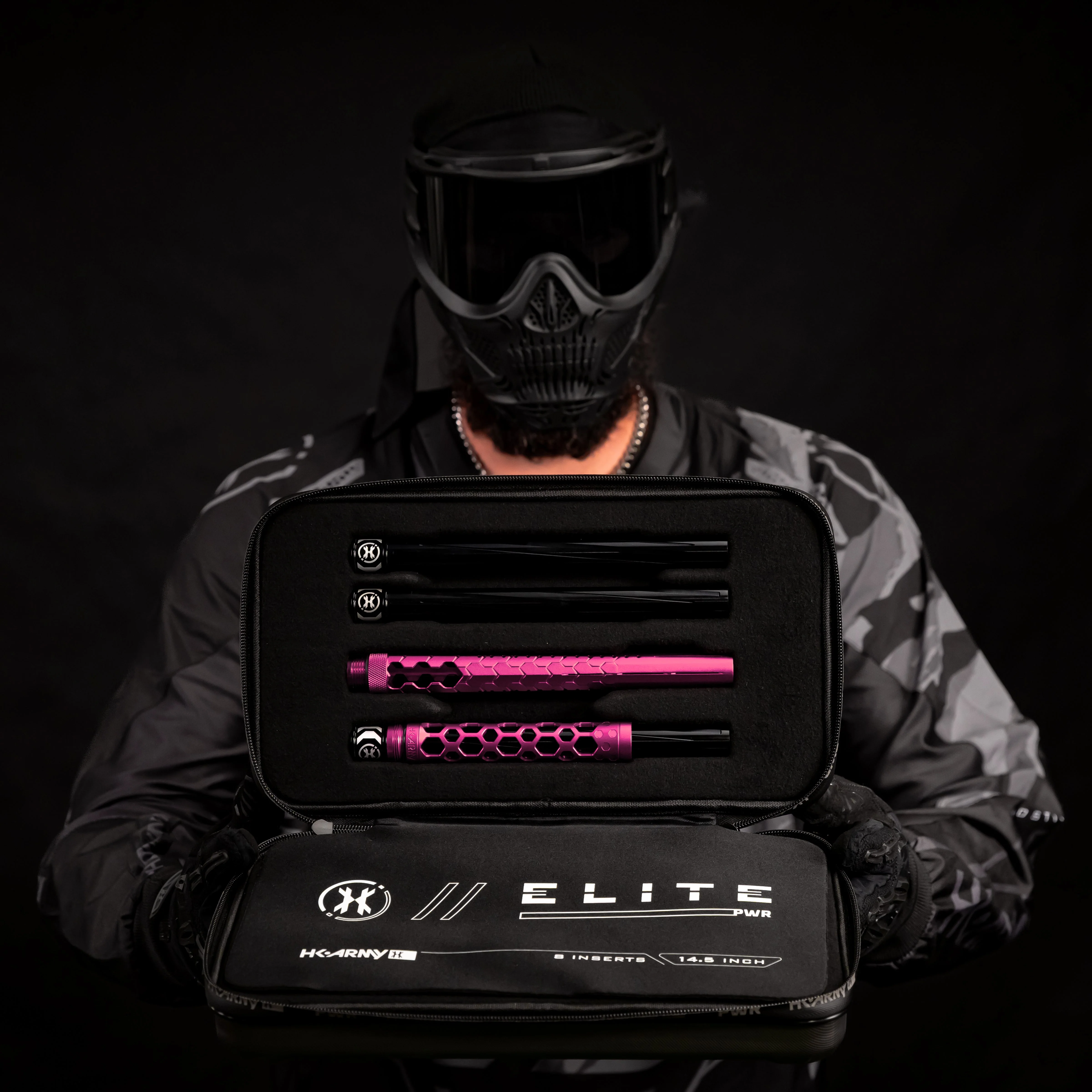 HK Army Hex PWR Barrel Kit - Pink - Black Inserts - Image 7