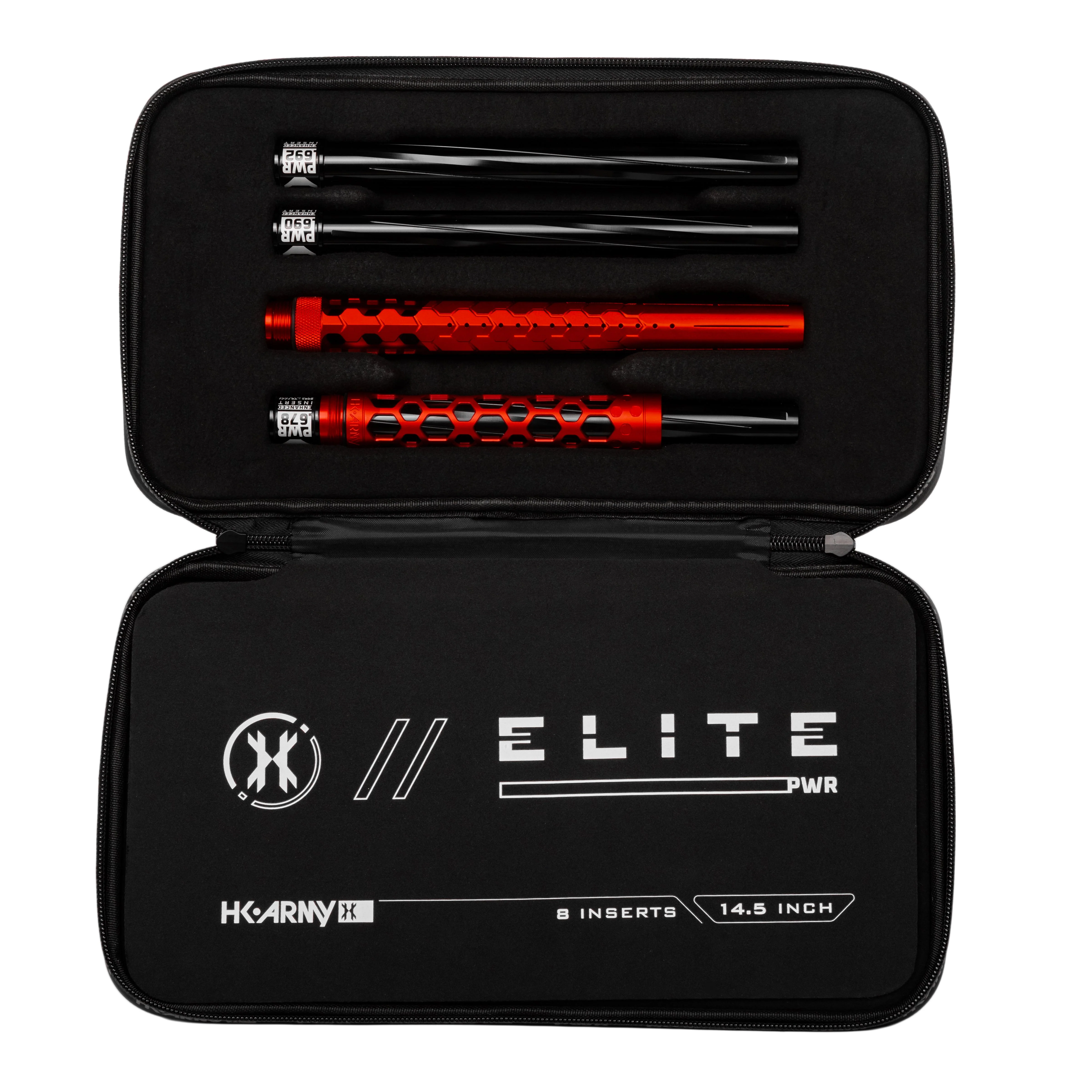 HK Army Hex PWR Barrel Kit - Red - Black Inserts - Image 2
