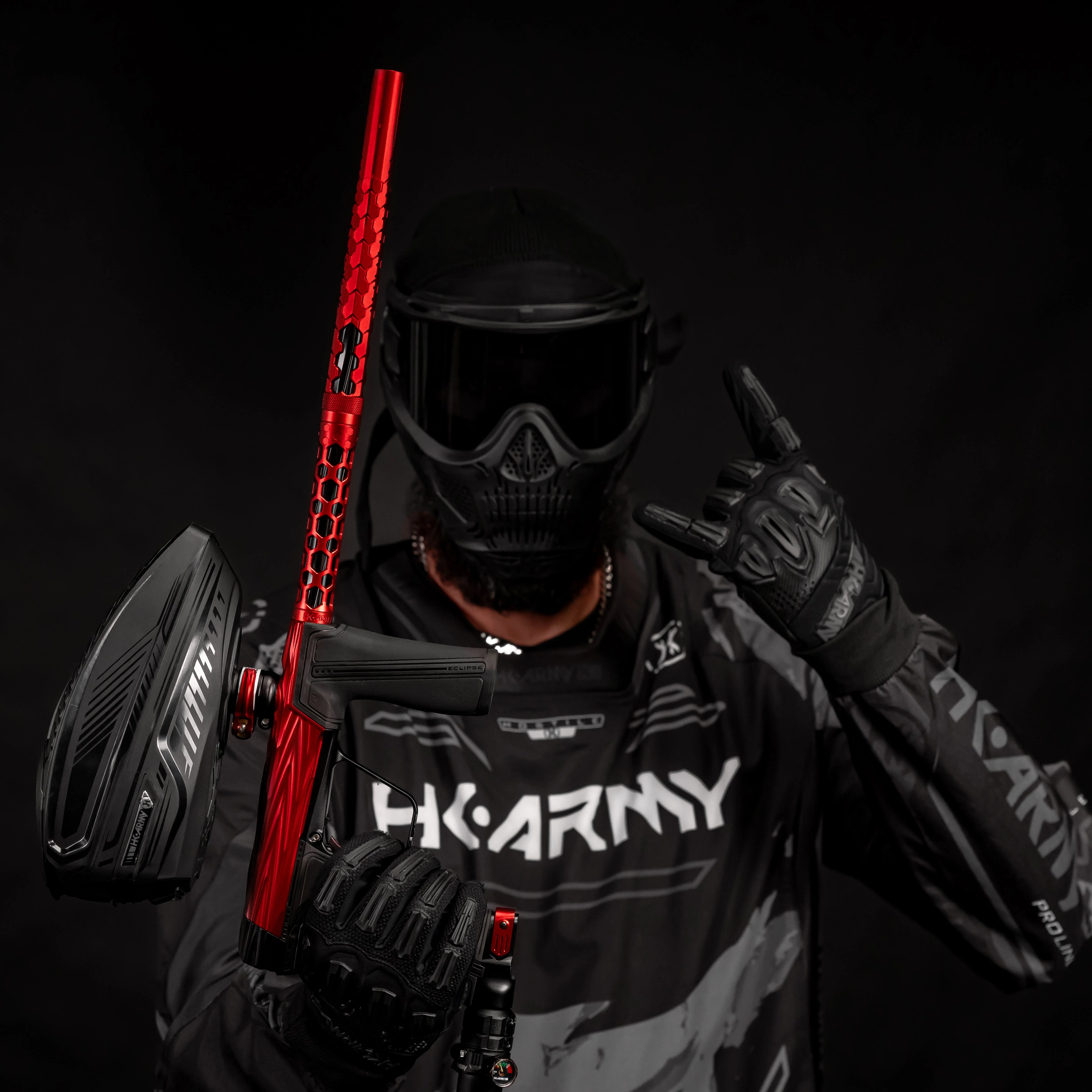HK Army Hex PWR Barrel Kit - Red - Black Inserts - Image 5