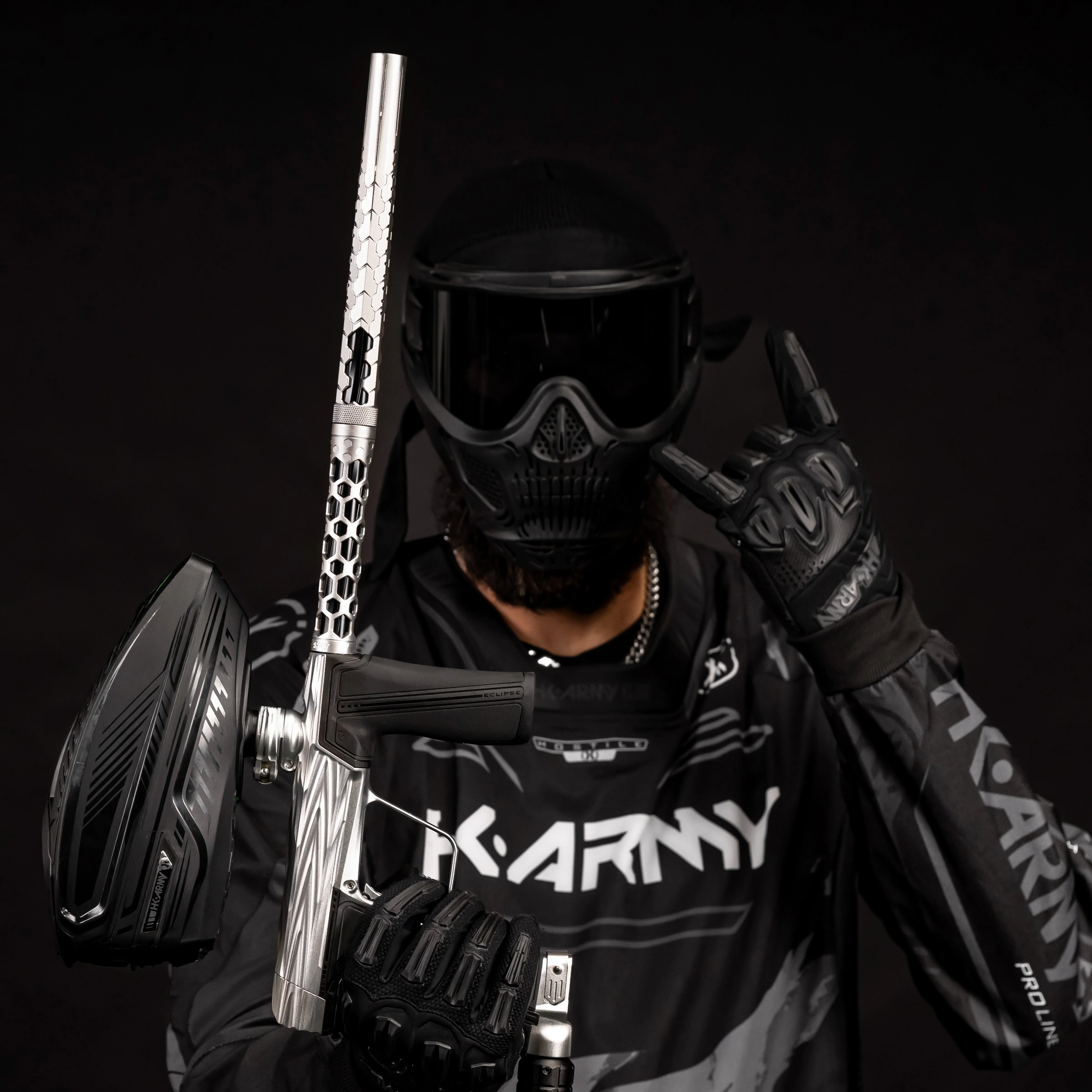 HK Army Hex PWR Barrel Kit - Silver - Black Inserts - Image 5
