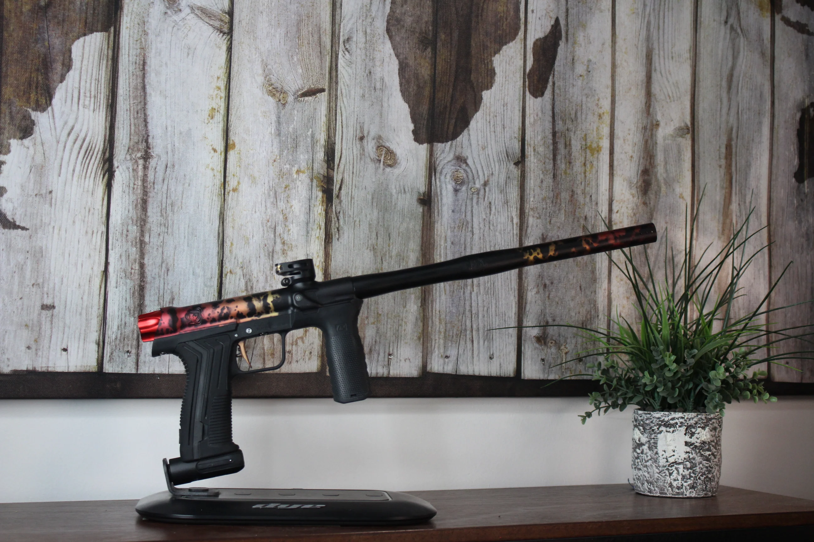 Inception Designs FLE Emek - Red/Yellow/Black Acid Wash Fade