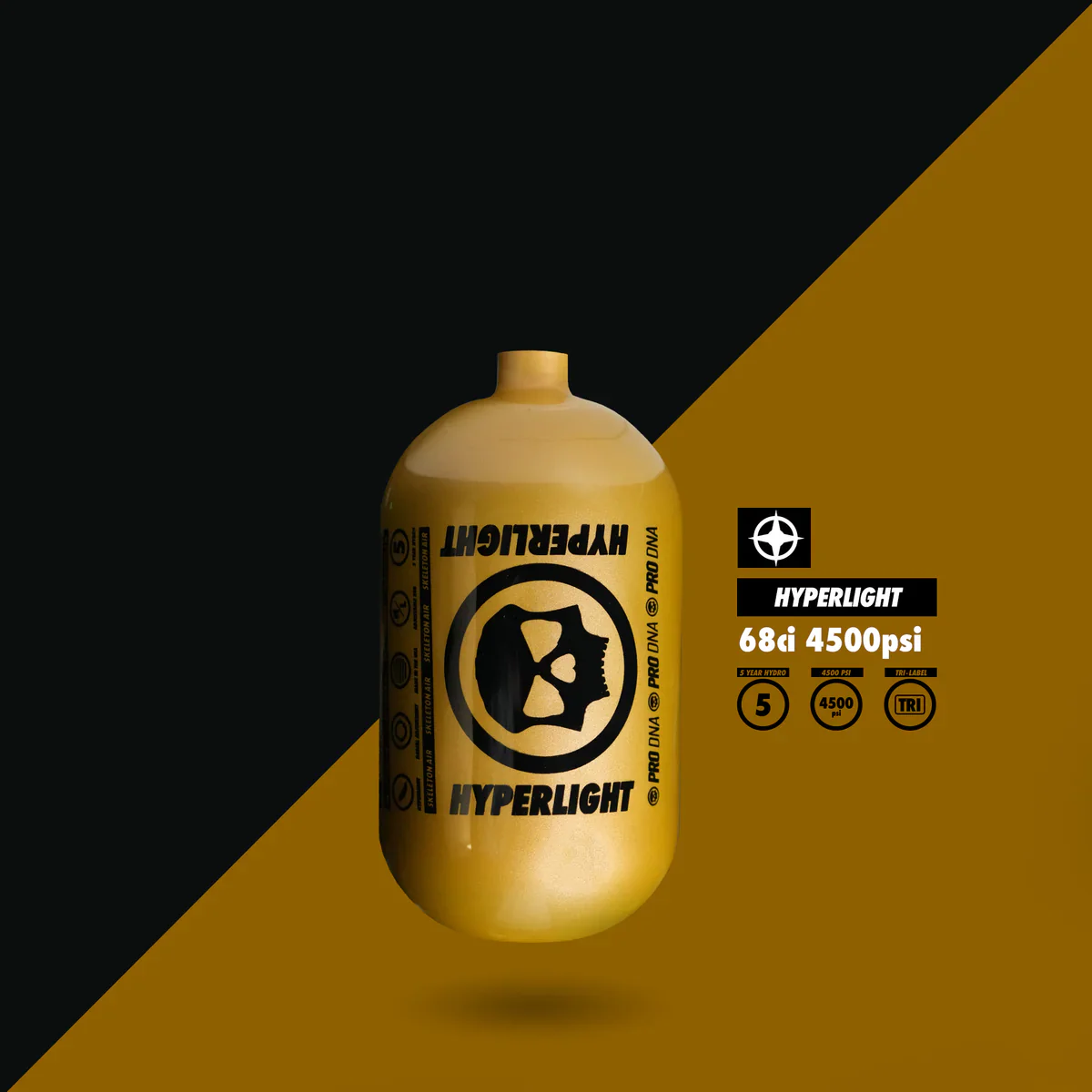 Infamous Hyperlight Air Tank 68/4500 (Bottle Only) - All Gloss Colors