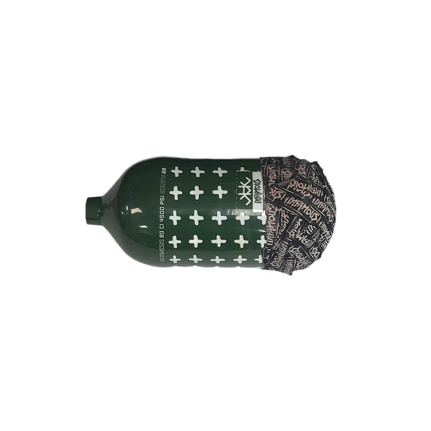 Infamous Skeleton Air Hormesis 80/4500 (Used - Bottle Only) - Green/White