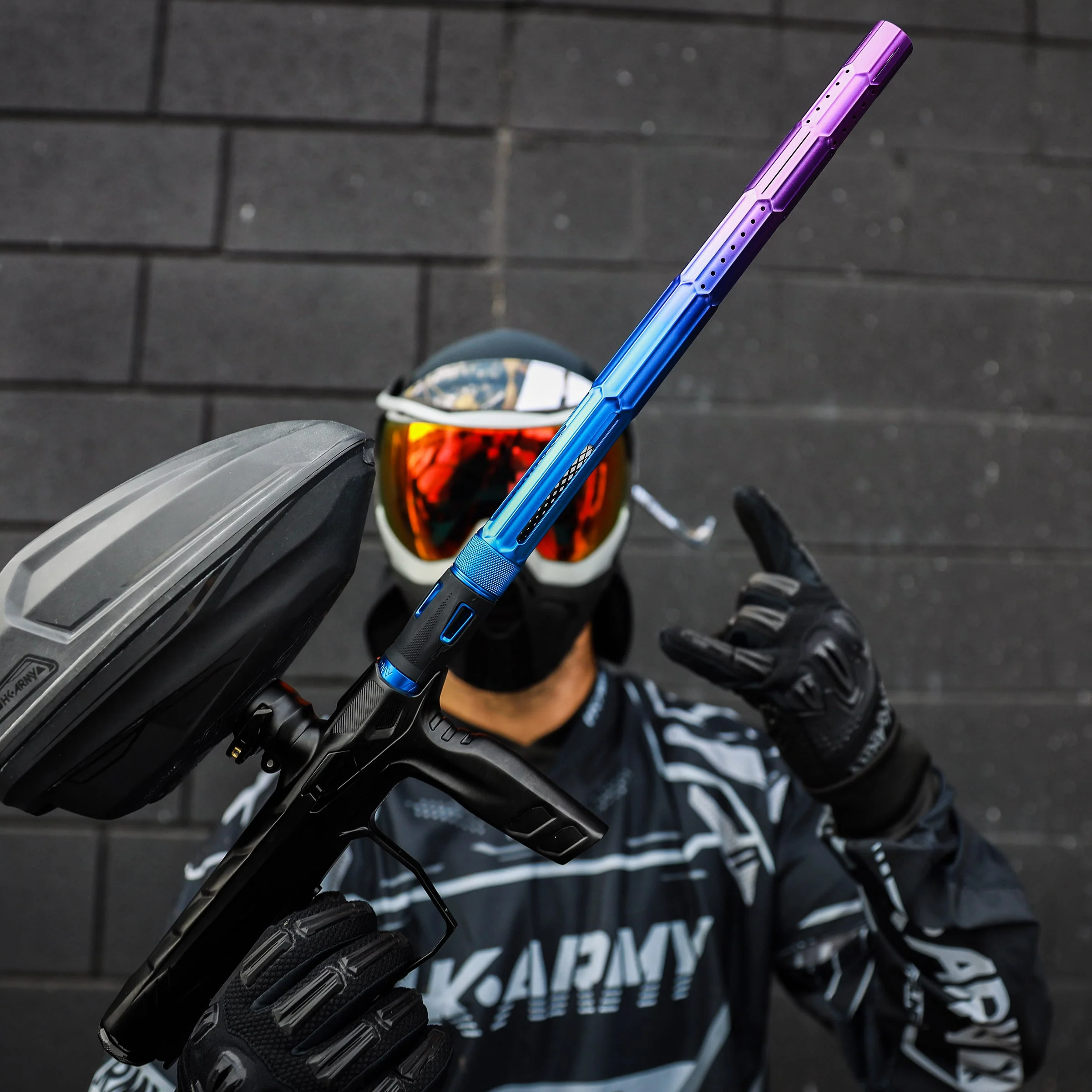 LAZR Elite Fractal Barrel Kit - 15" Blue/Purple Black Inserts - Cocker Threads - Image 3