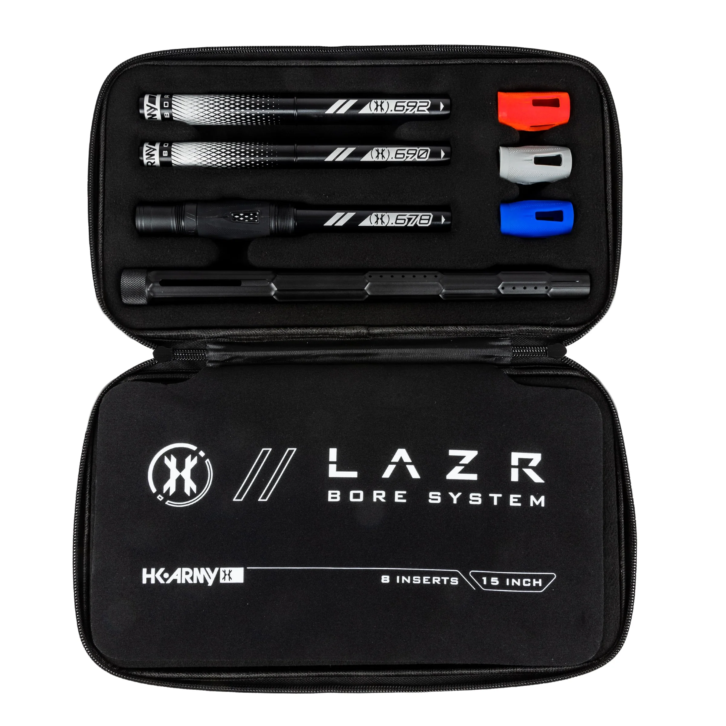 LAZR Elite Fractal Barrel Kit - 15" Dust Black/Black Inserts - Cocker Threads - Image 2
