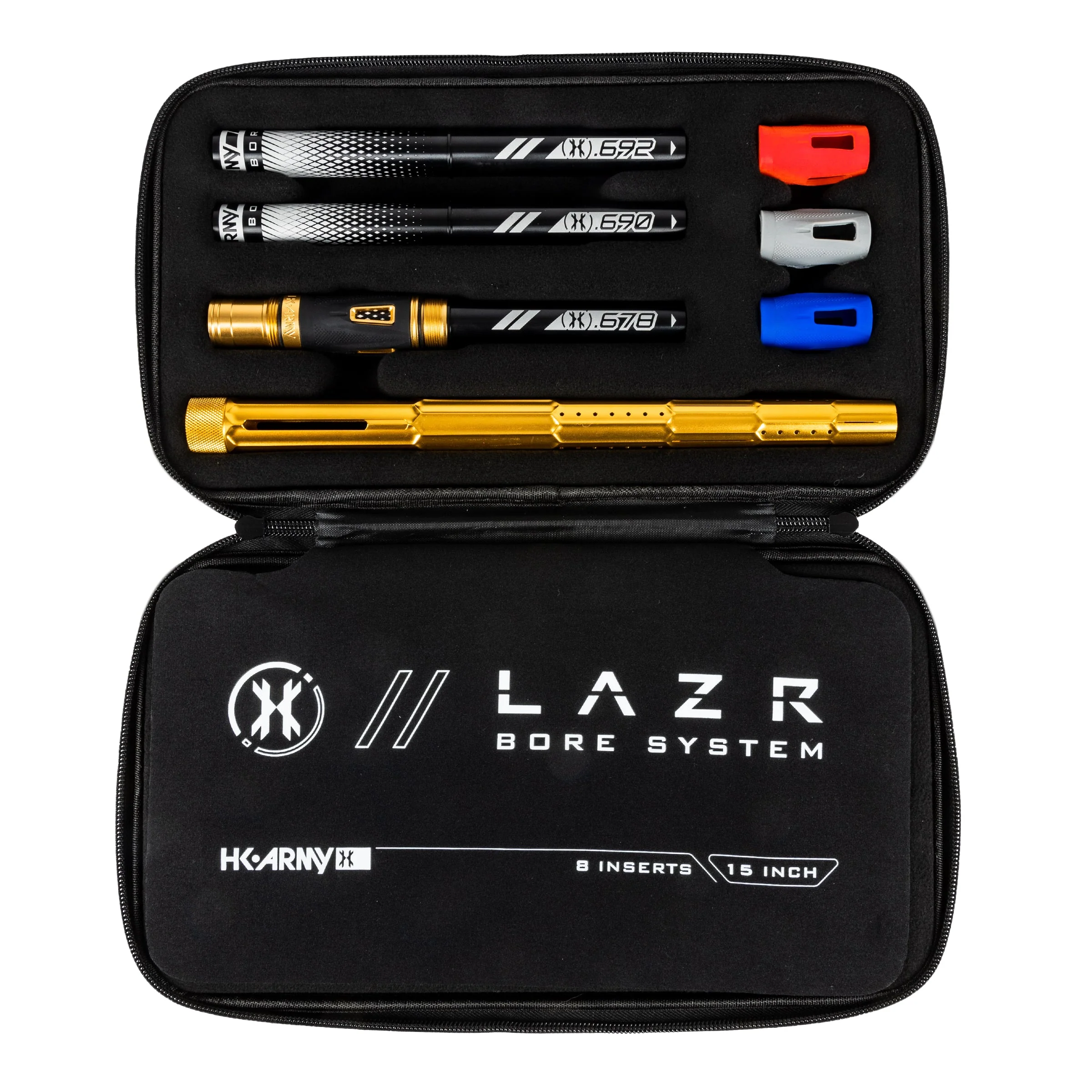 LAZR Elite Fractal Barrel Kit - 15" Dust Gold/Black Inserts - Cocker Threads - Image 2