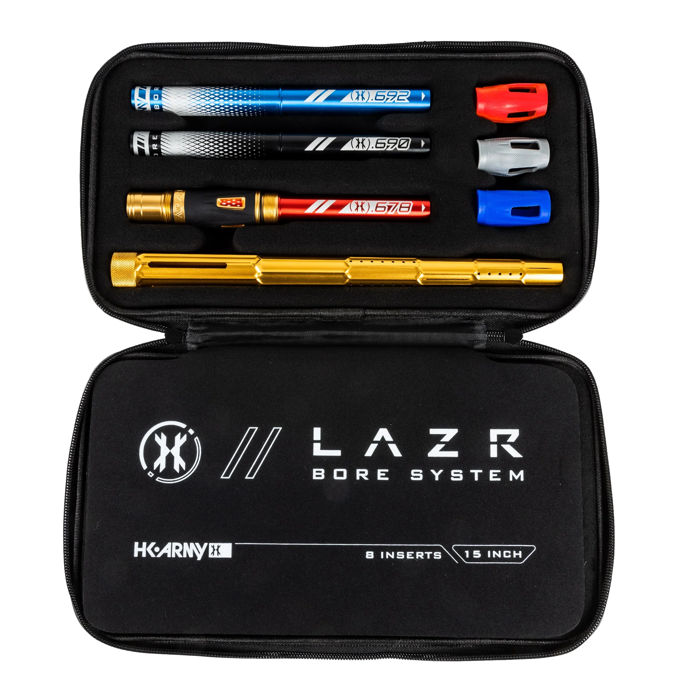 LAZR Elite Fractal Barrel Kit - 15" Dust Gold/Colored Inserts - Cocker Threads - Image 2