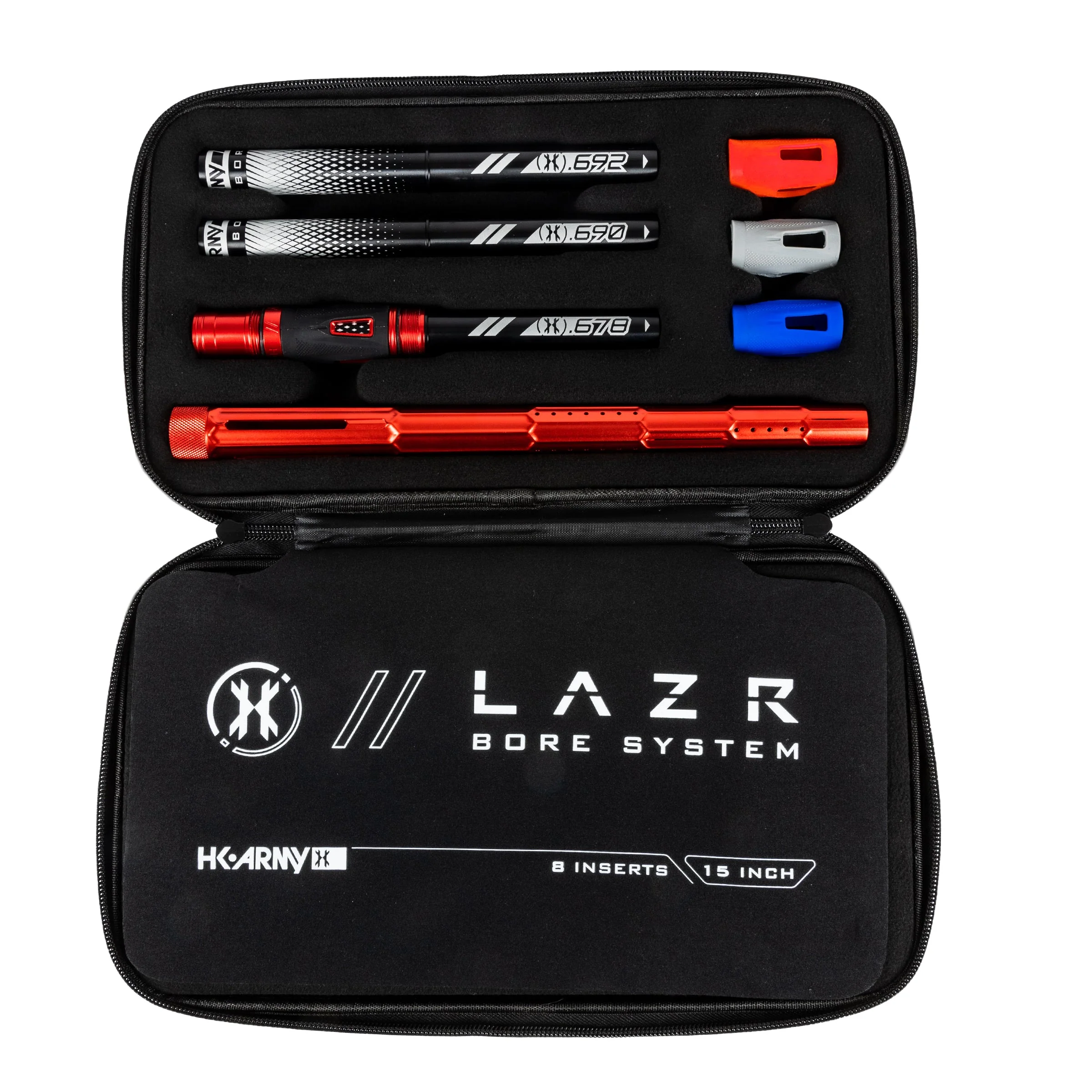 LAZR Elite Fractal Barrel Kit - 15" Dust Red/Black Inserts - Cocker Threads - Image 2