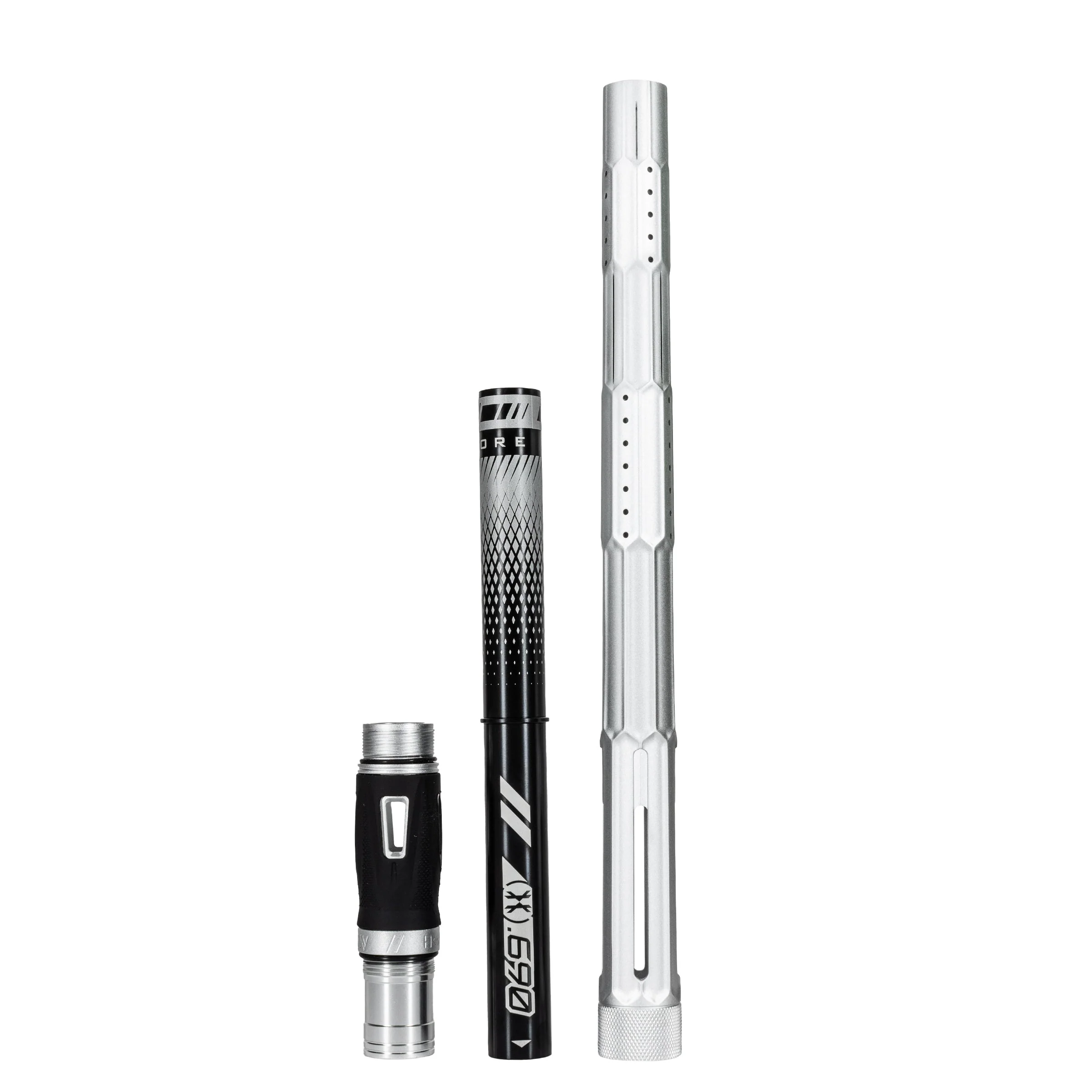 LAZR Elite Fractal Barrel Kit - 15" Dust Silver/Black Inserts - Cocker Threads - Image 4
