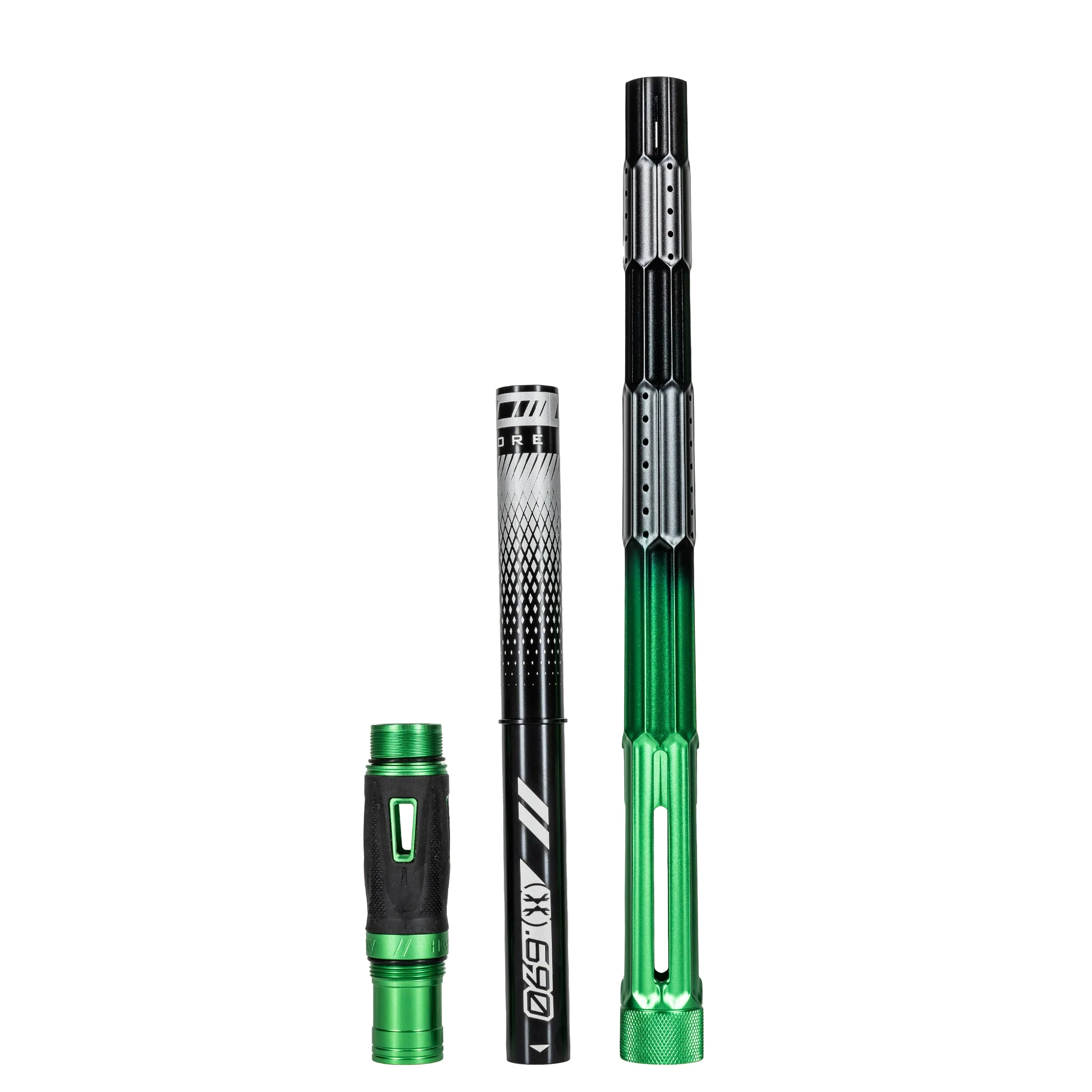 LAZR Elite Fractal Barrel Kit - 15" Green/Black Black Inserts - Cocker Threads - Image 4