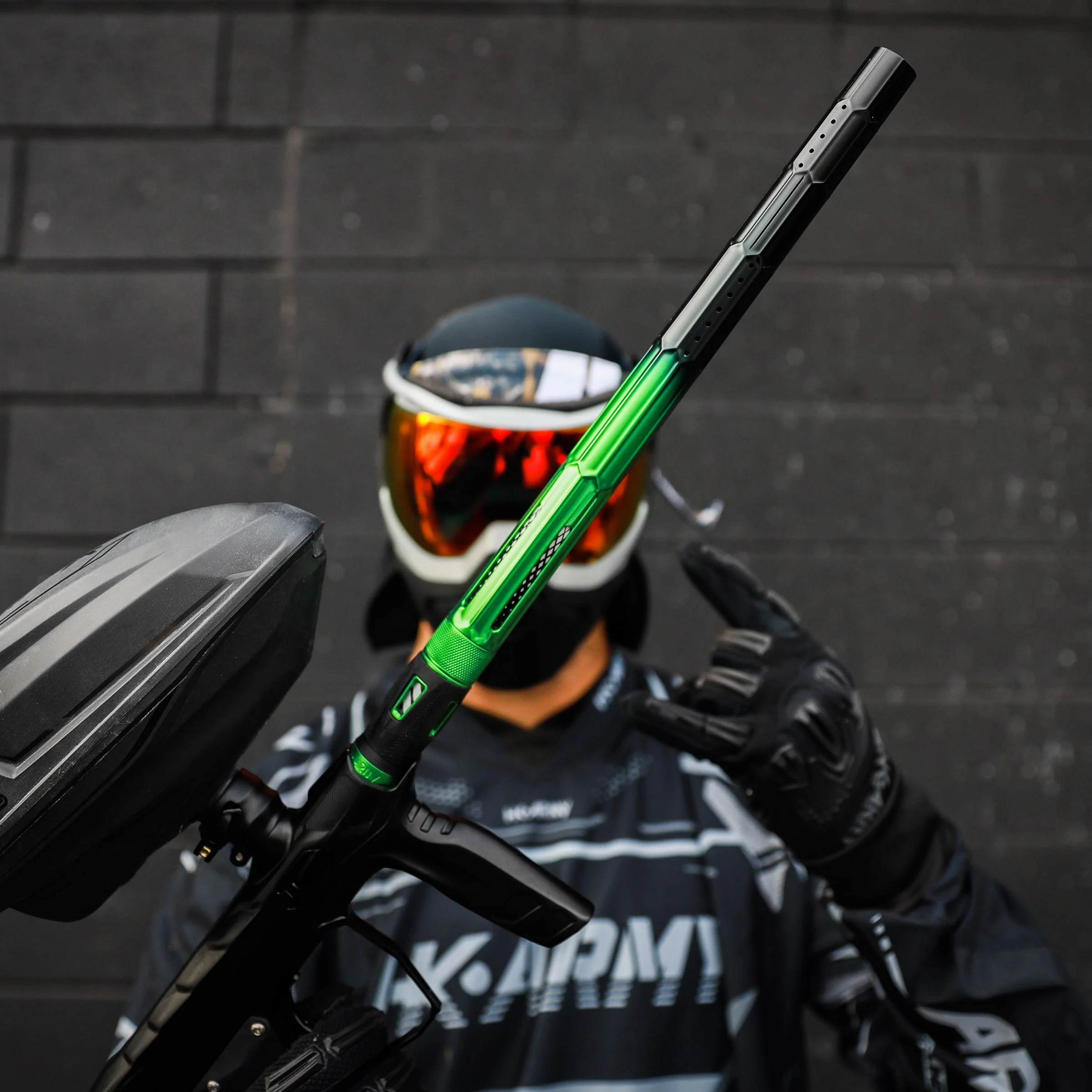 LAZR Elite Fractal Barrel Tip - Green/Black Fade - Image 3