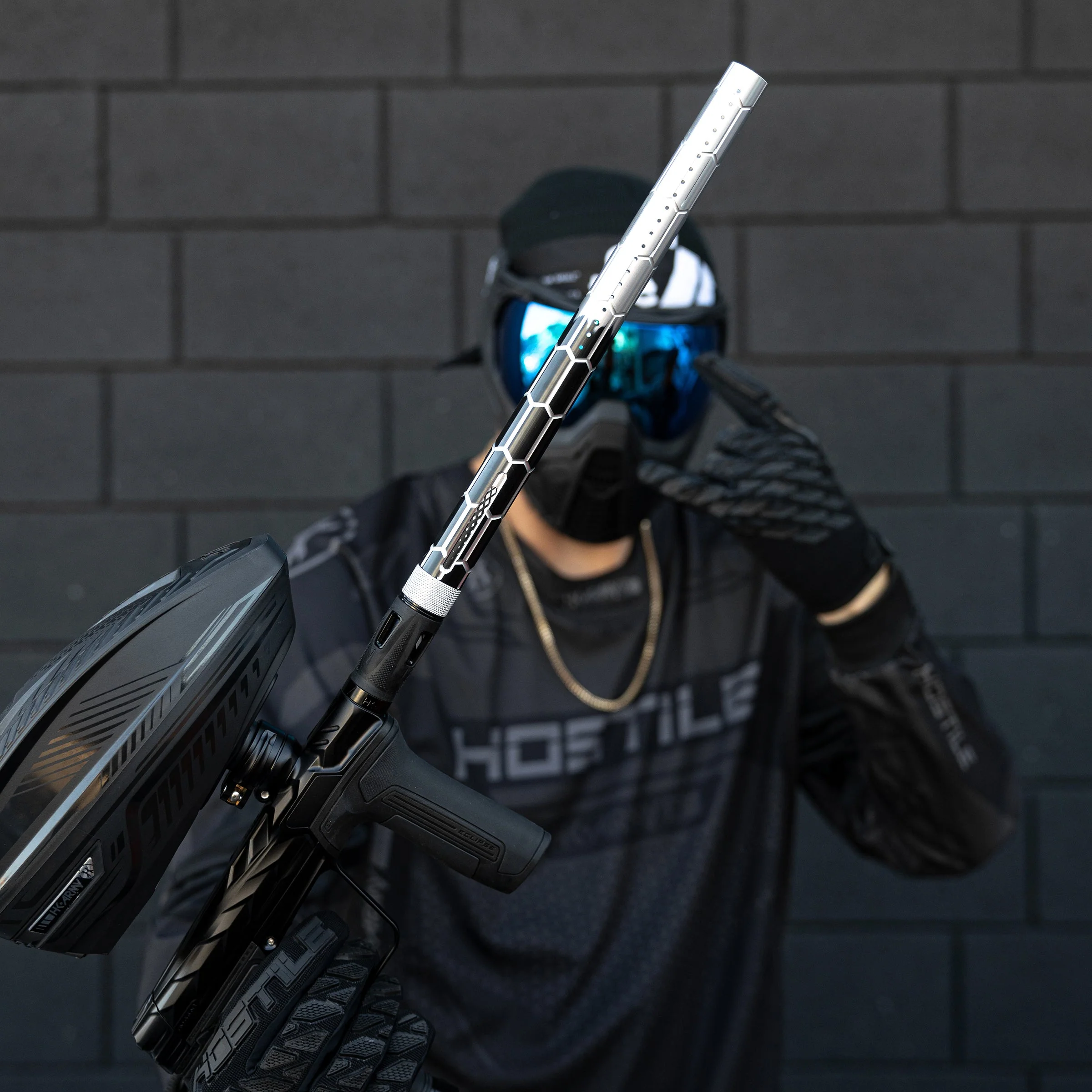 LAZR Elite Nexus Barrel Kit - 15" Black/Silver Fade - Black Inserts - Cocker Threads - Image 2
