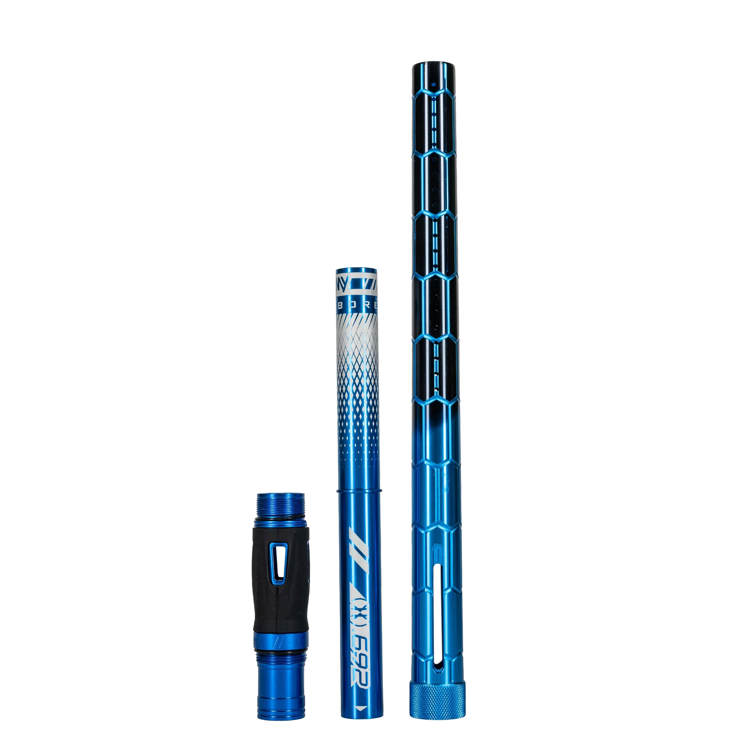 LAZR Elite Nexus Barrel Kit - 15" Blue/Black Colored Inserts - Cocker Threads - Image 4