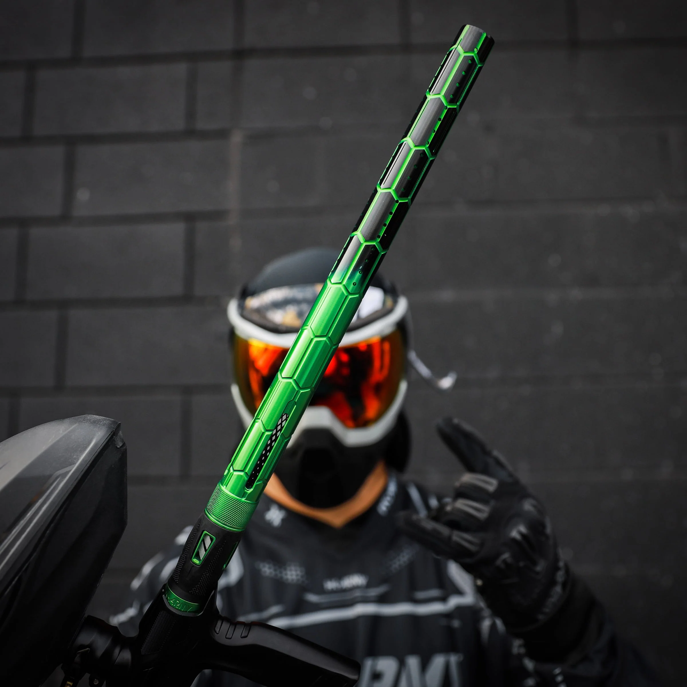 LAZR Elite Nexus Barrel Kit - 15" Green/Black Black Inserts - Cocker Threads - Image 3