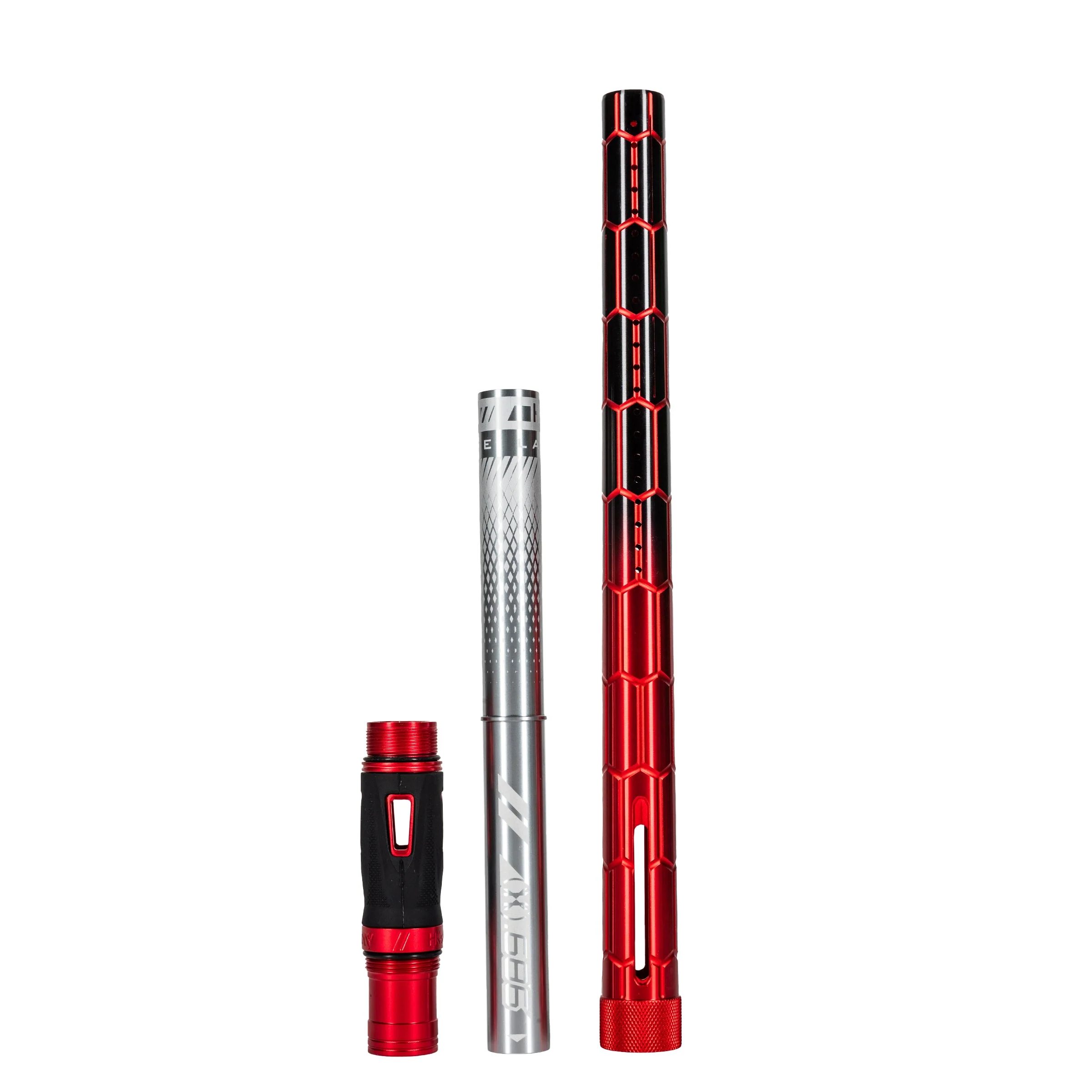LAZR Elite Nexus Barrel Kit - 15" Red/Black Colored Inserts - Cocker Threads - Image 4