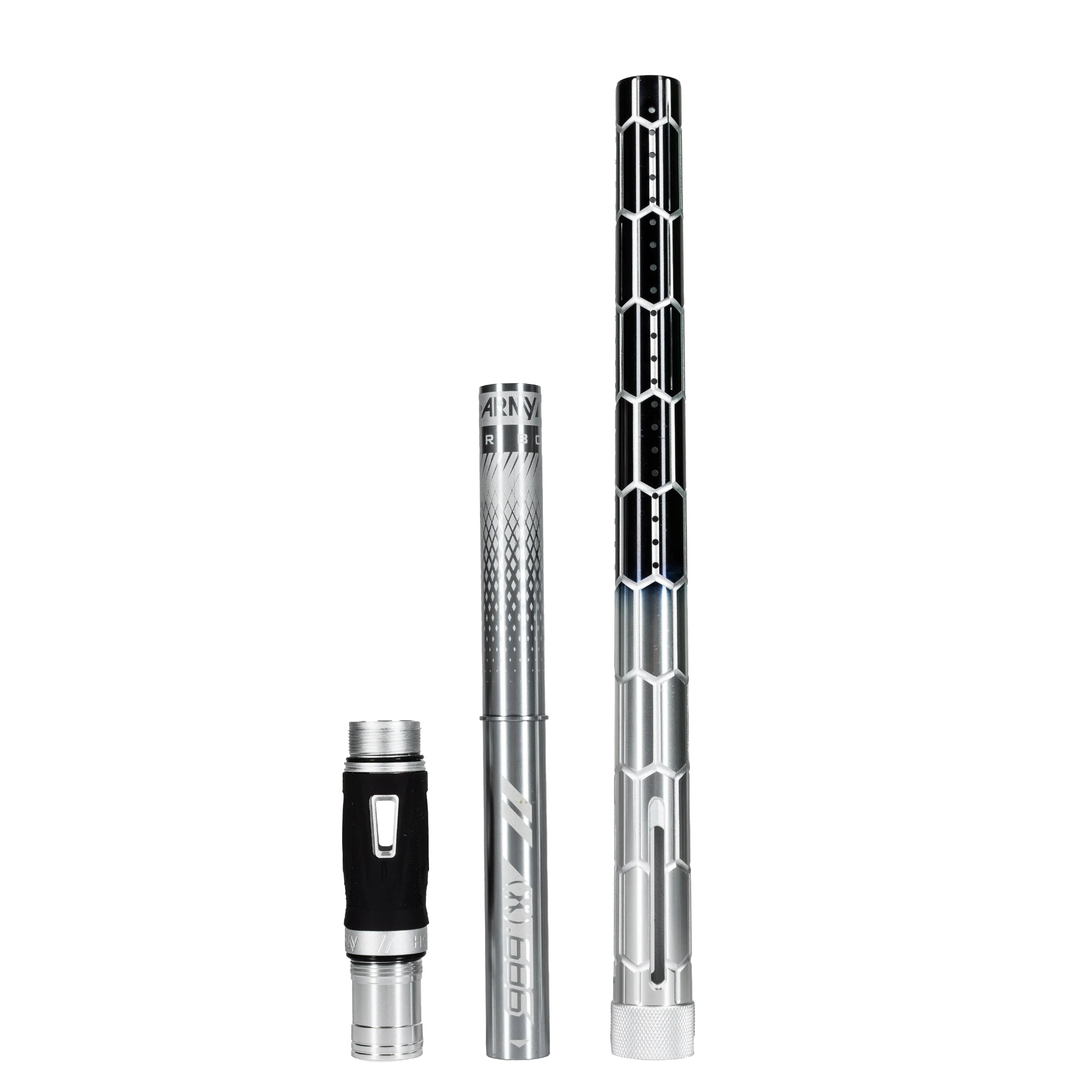 LAZR Elite Nexus Barrel Kit - 15" Silver/Black Colored Inserts - Cocker Threads - Image 4