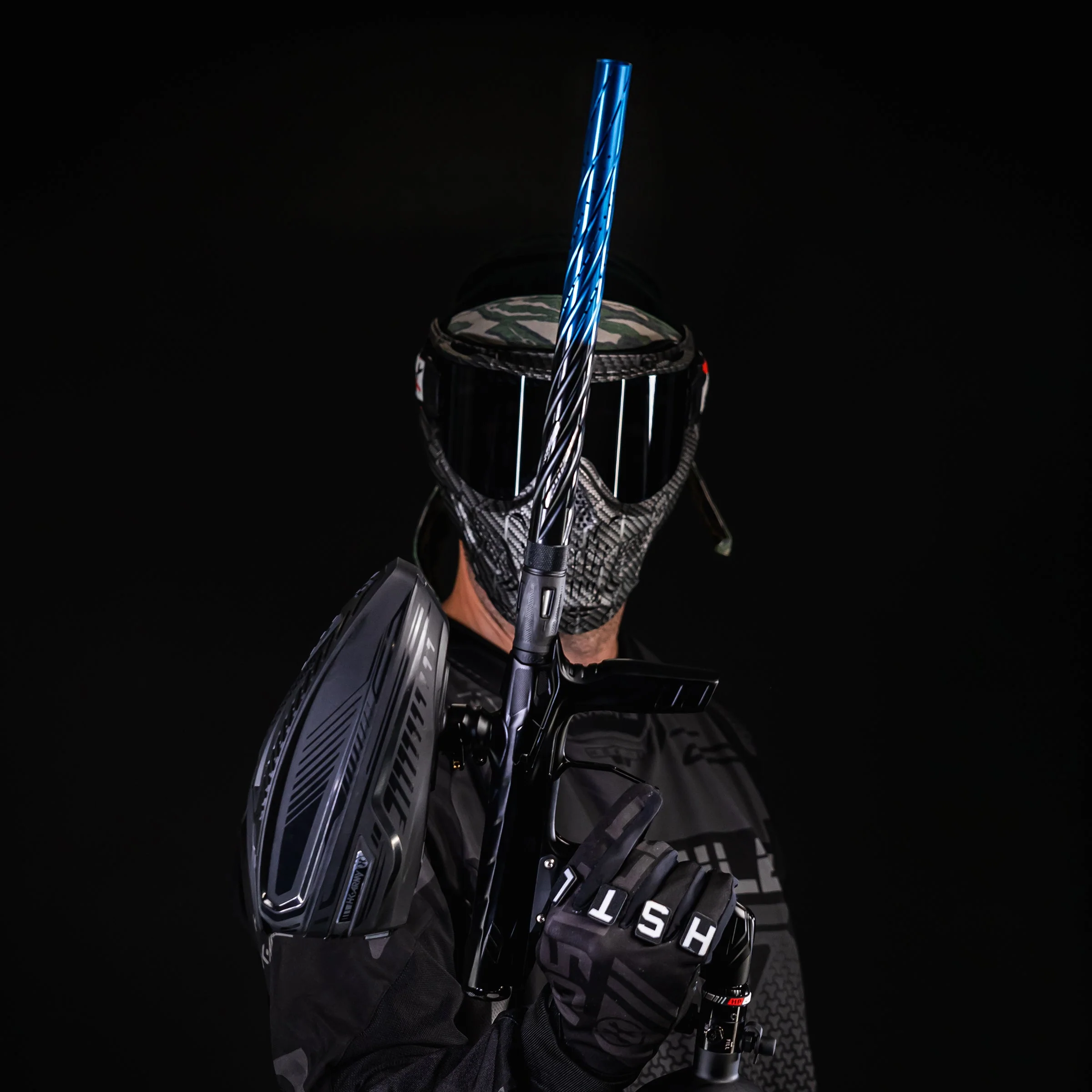LAZR Elite Orbit Barrel Kit - 15" Black/Blue Fade - Colored Inserts - Cocker Threads - Image 2