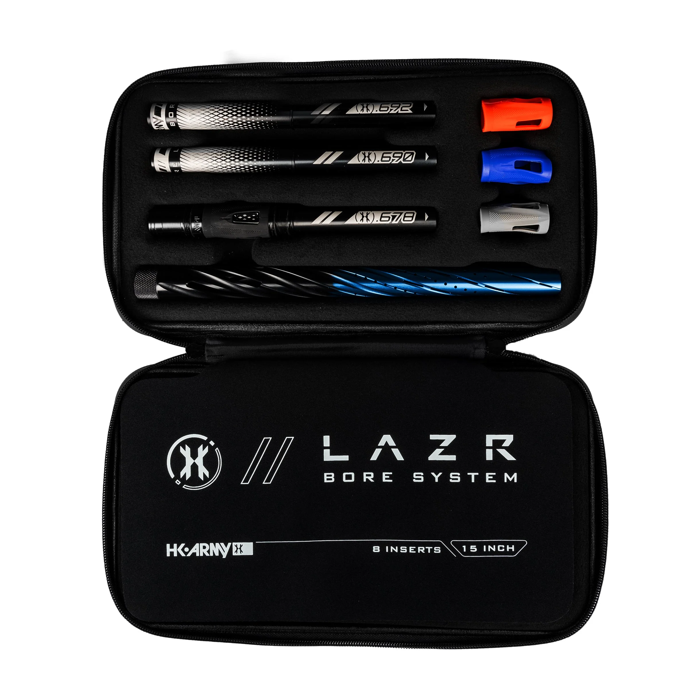 LAZR Elite Orbit Barrel Kit - 15" Black/Purple Fade - Black Inserts - Cocker Threads - Image 3