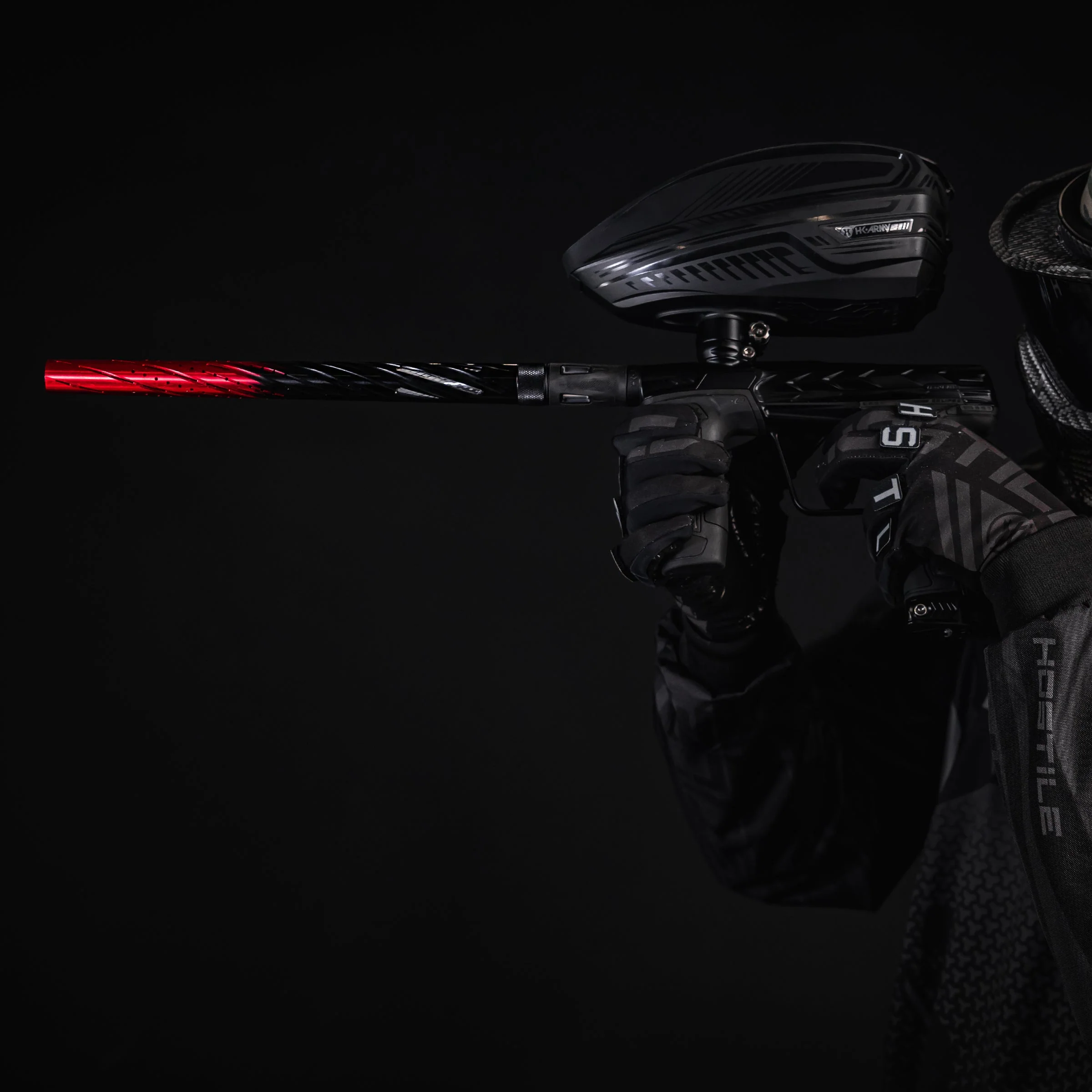 LAZR Elite Orbit Barrel Kit - 15" Black/Red Fade - Black Inserts - Cocker Threads - Image 2