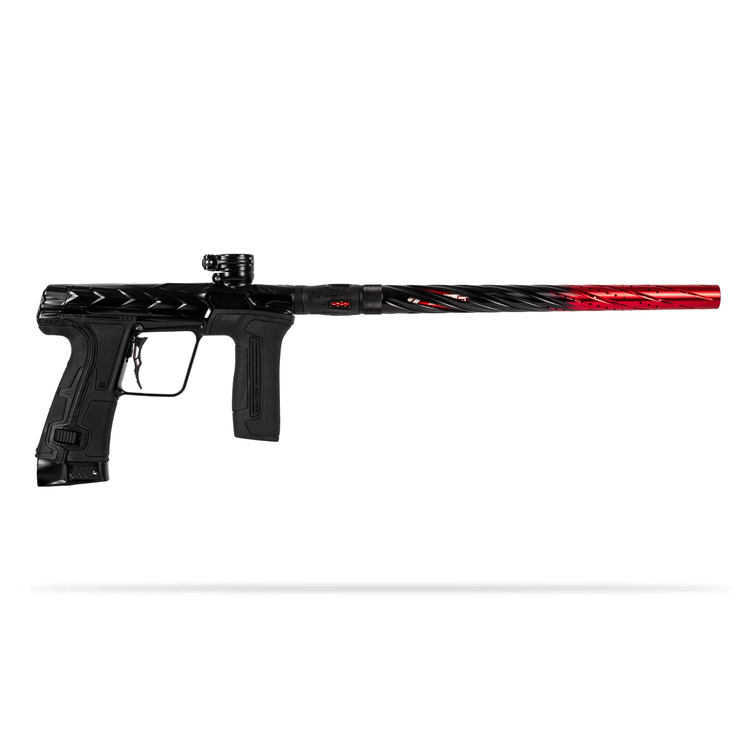 LAZR Elite Orbit Barrel Kit - 15" Black/Red Fade - Colored Inserts - Cocker Threads - Image 5