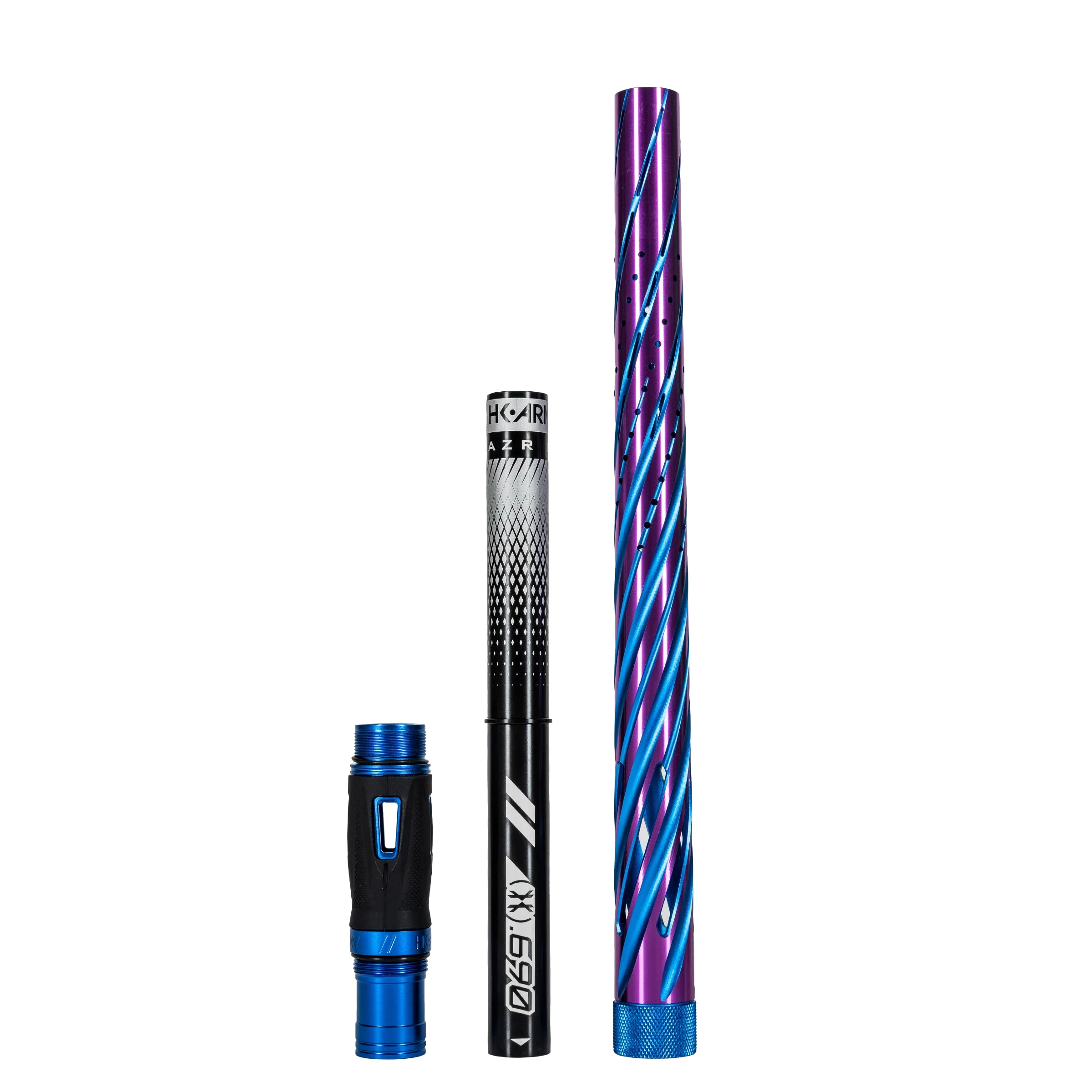 LAZR Elite Orbit Barrel Kit - 15" Blue/Purple Black Inserts - Cocker Threads - Image 4