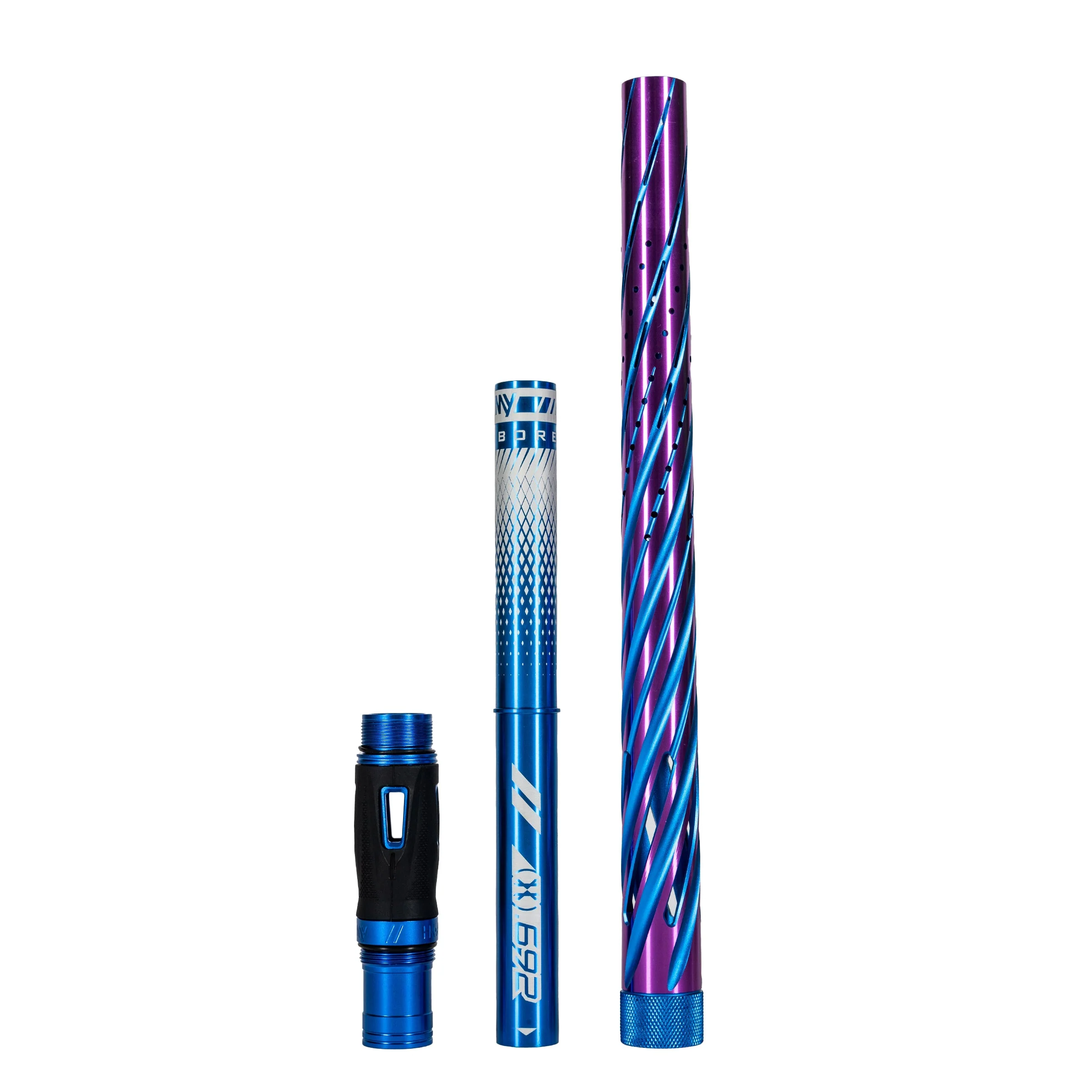 LAZR Elite Orbit Barrel Kit - 15" Blue/Purple Colored Inserts - Cocker Threads - Image 4