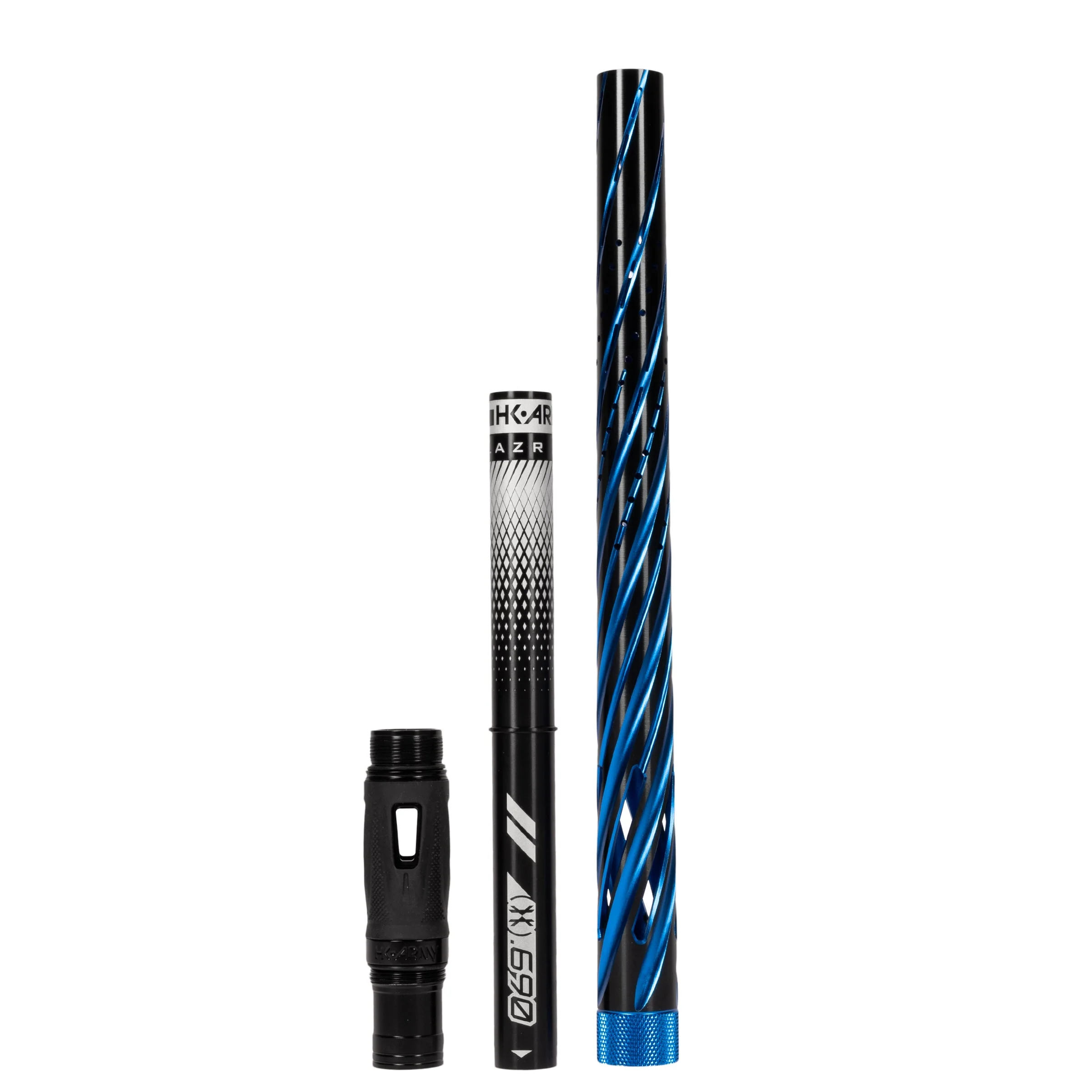 LAZR Elite Orbit Barrel Kit - 15" Dust Blue/Black - Black Inserts - Cocker Threads - Image 4