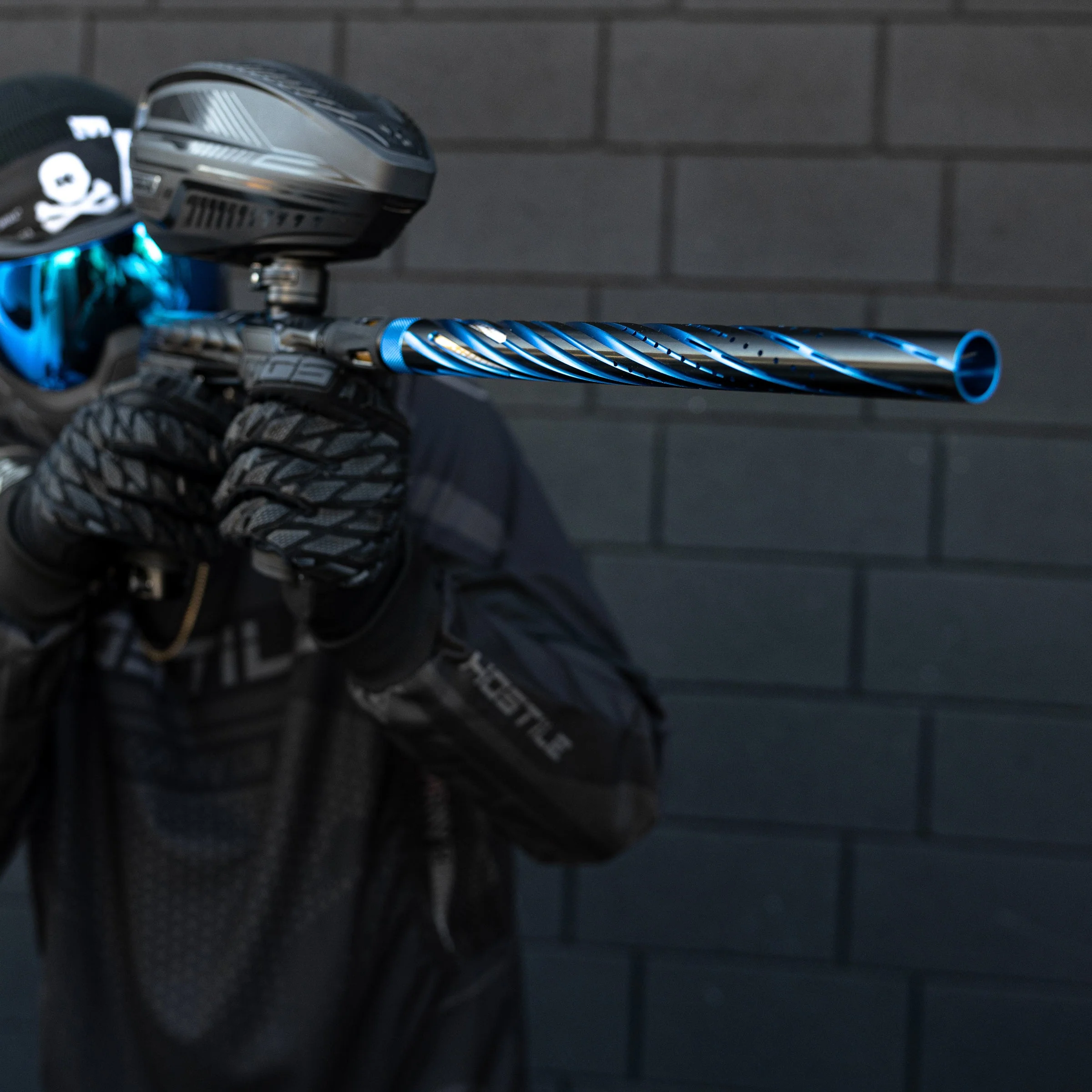 LAZR Elite Orbit Barrel Kit - 15" Dust Blue/Black - Black Inserts - Cocker Threads - Image 9