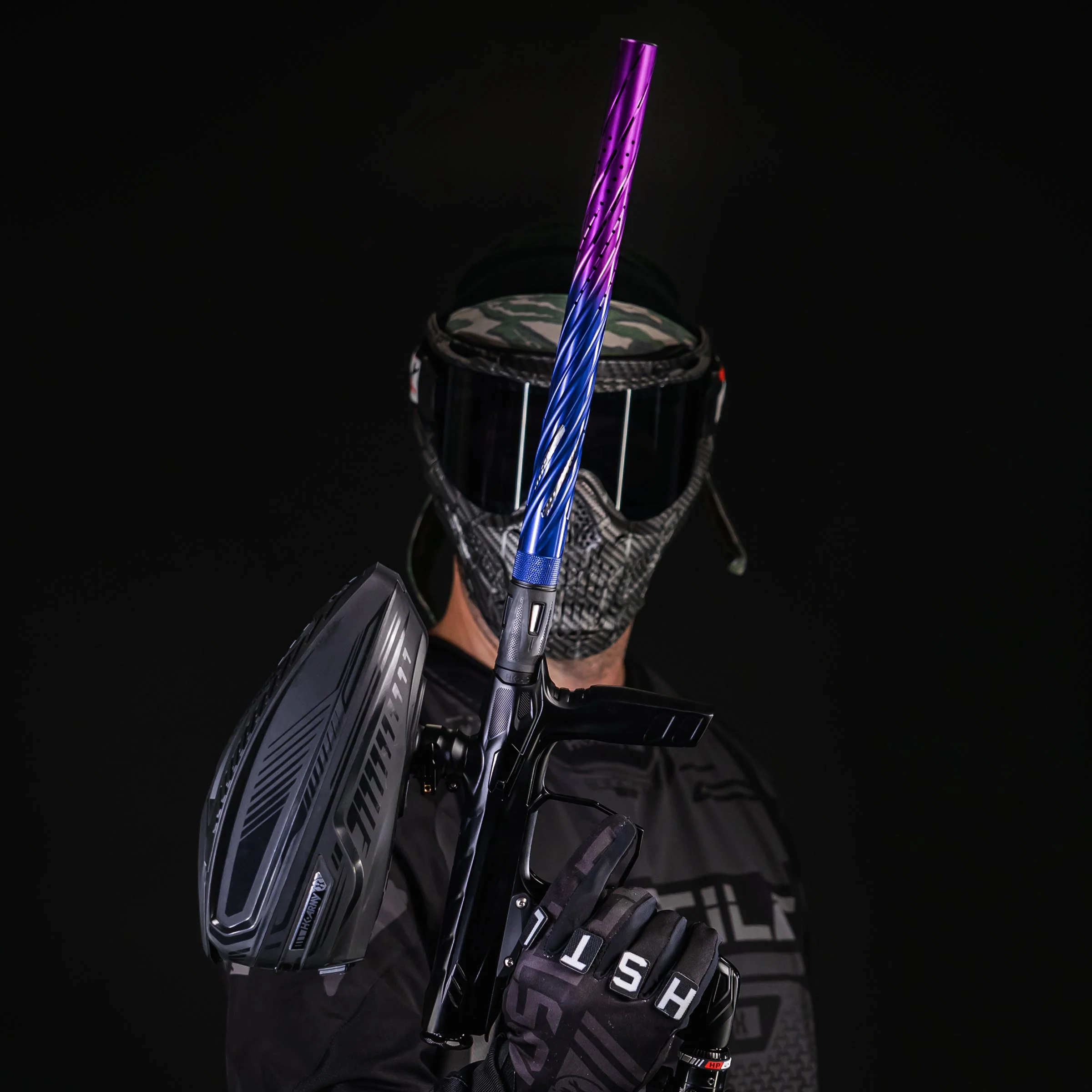 LAZR Elite Orbit Barrel Tip - Blue/Purple Fade - Image 2
