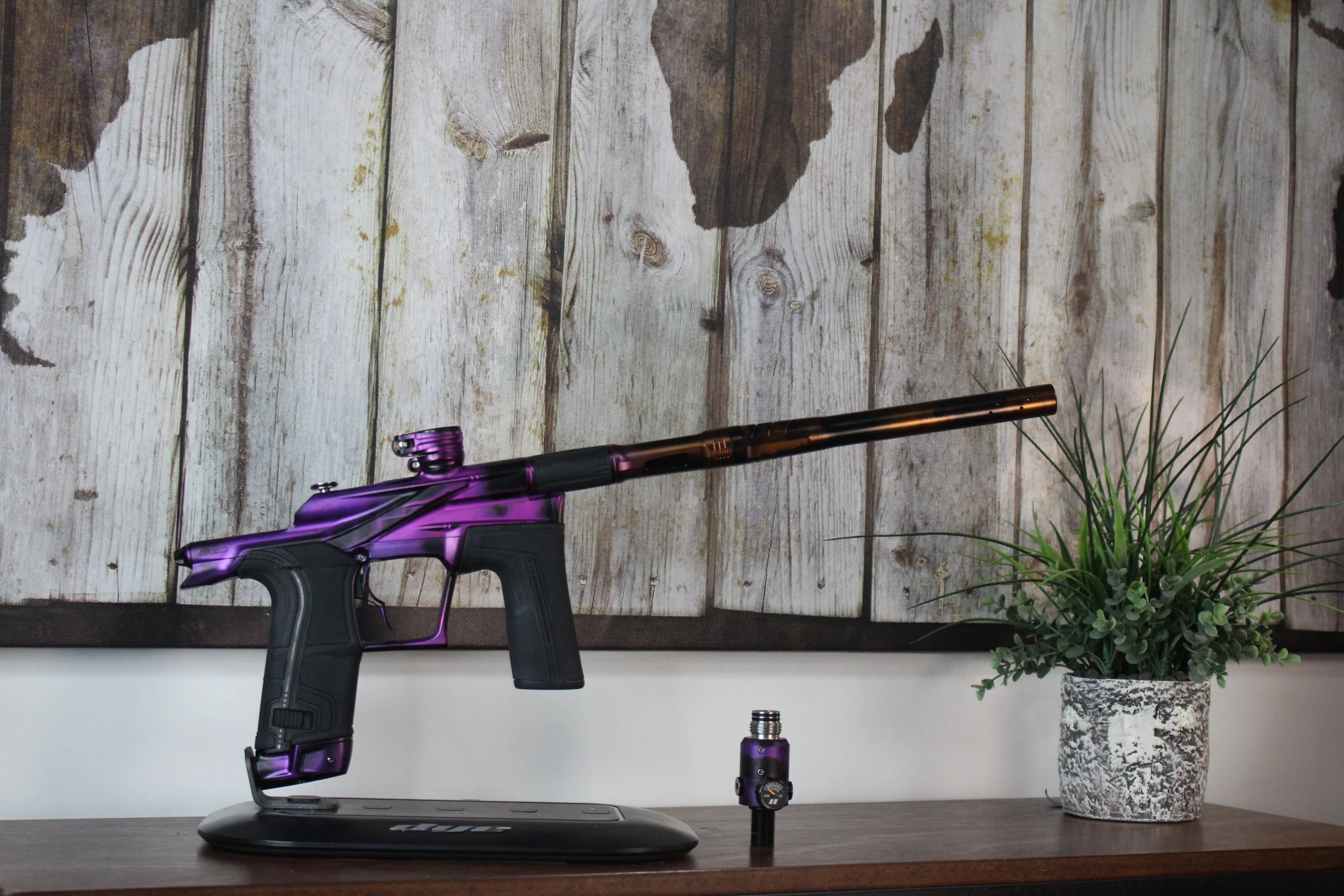 Planet Eclipse LV2 w/Counterpunch Regulator - Purple/Orange/Black Acid Fade