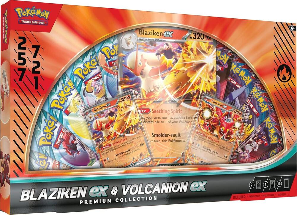 Pokémon Blaziken ex & Volcanion ex Premium Collection