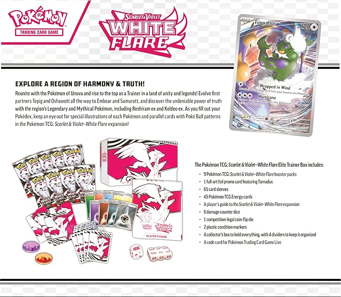 Pokémon Scarlet & Violet - 10.5 White Flare - Elite Trainer Box - Image 2