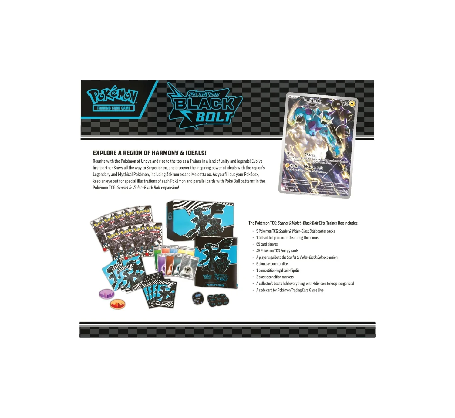 Pokémon Scarlet & Violet - 10.5 Black Bolt - Elite Trainer Box - Image 2