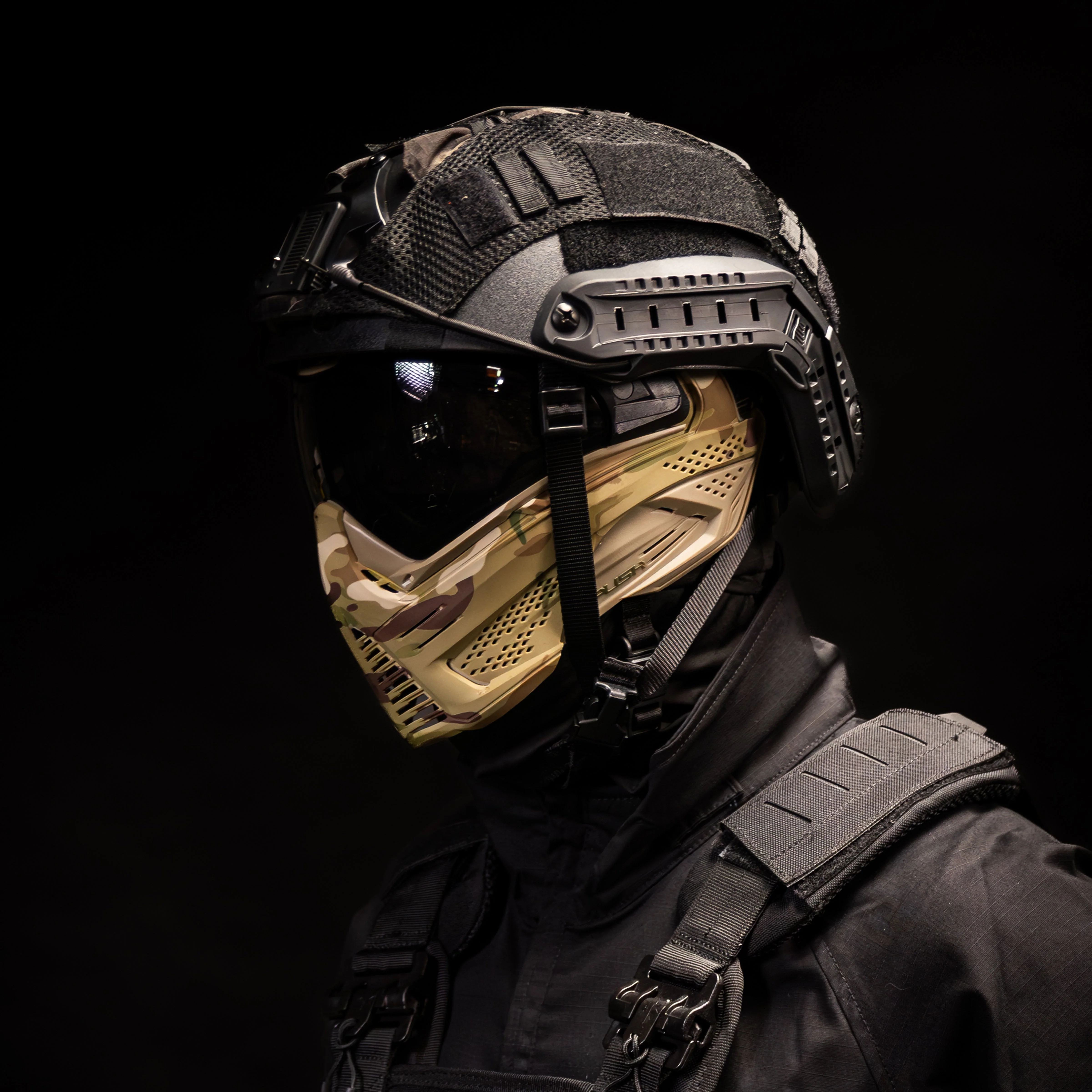 Unite Goggle Mk II - Combat (Camo/Tan) - Smoke Lens - Image 2