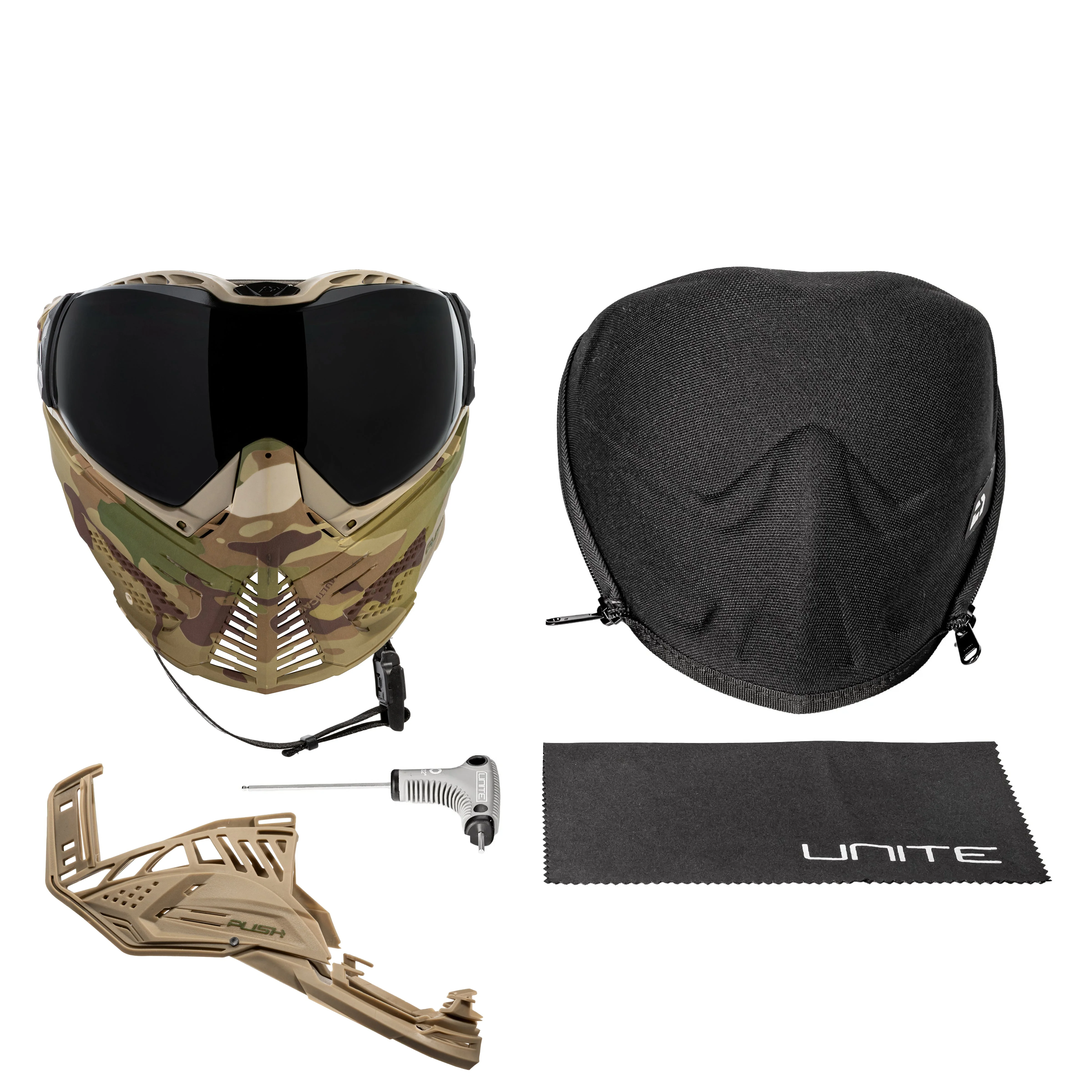 Unite Goggle Mk II - Combat (Camo/Tan) - Smoke Lens - Image 7
