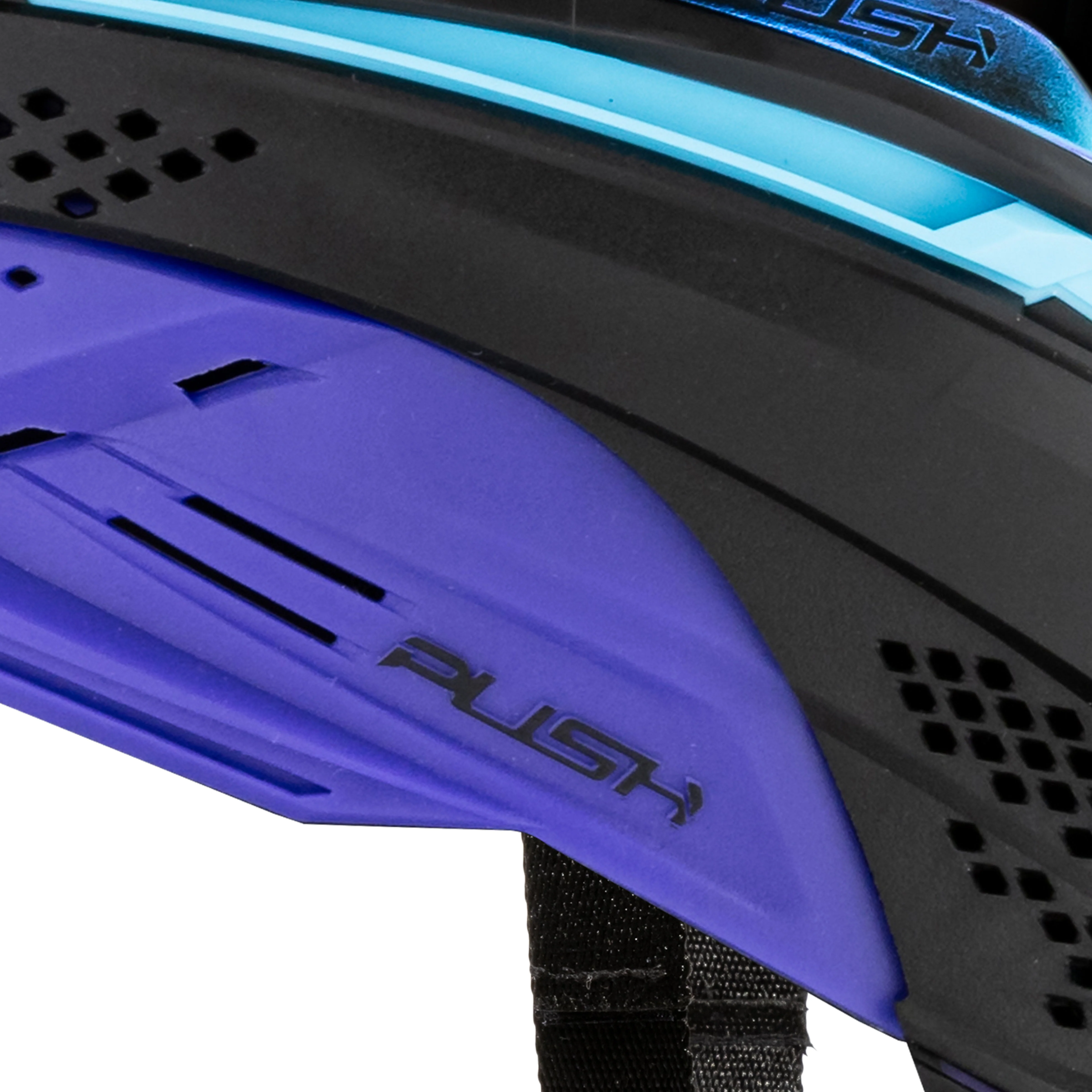 Push Unite Goggle Mk II - Nebula (Black/Turq/Purple) - Blue Lens - Image 10