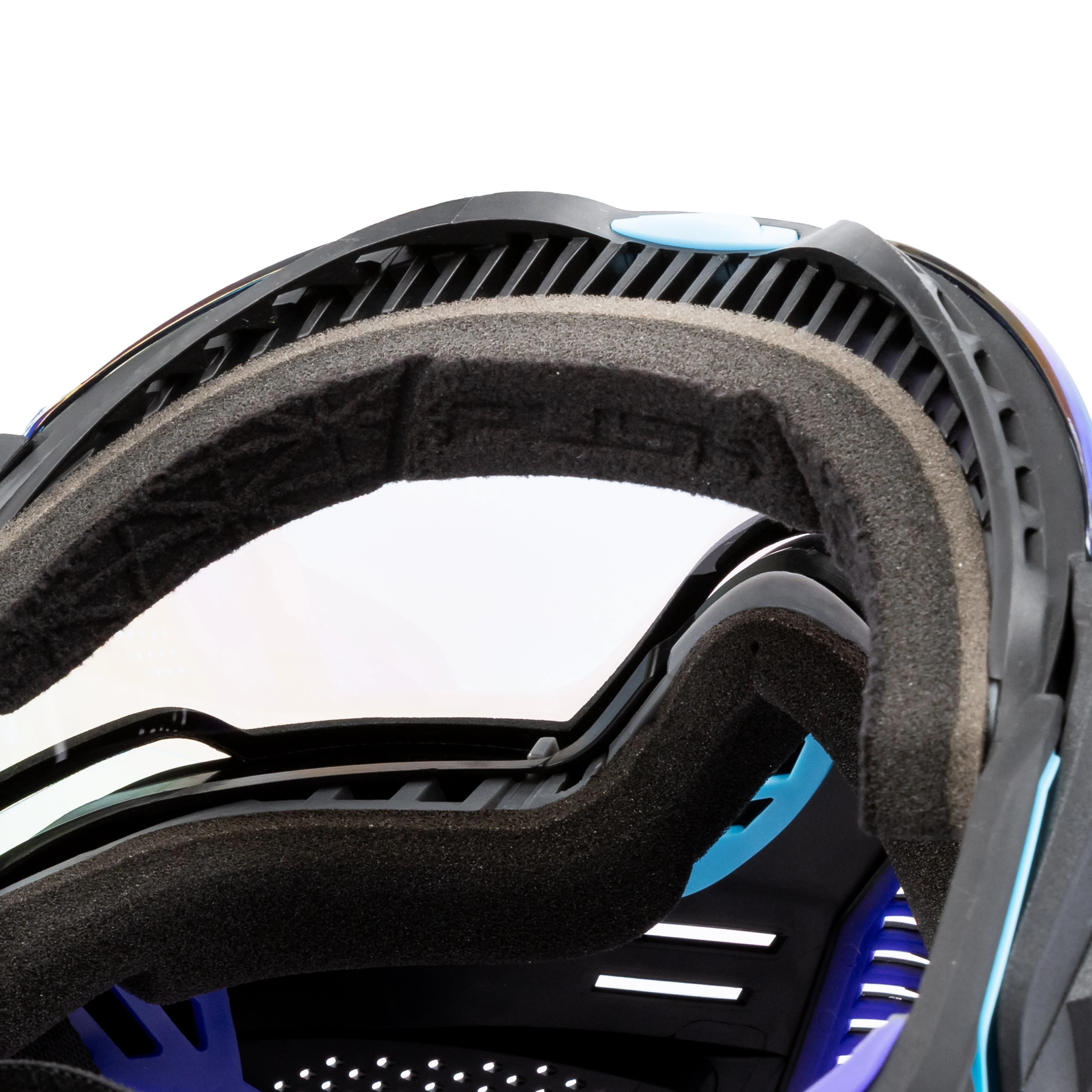 Push Unite Goggle Mk II - Nebula (Black/Turq/Purple) - Blue Lens - Image 6