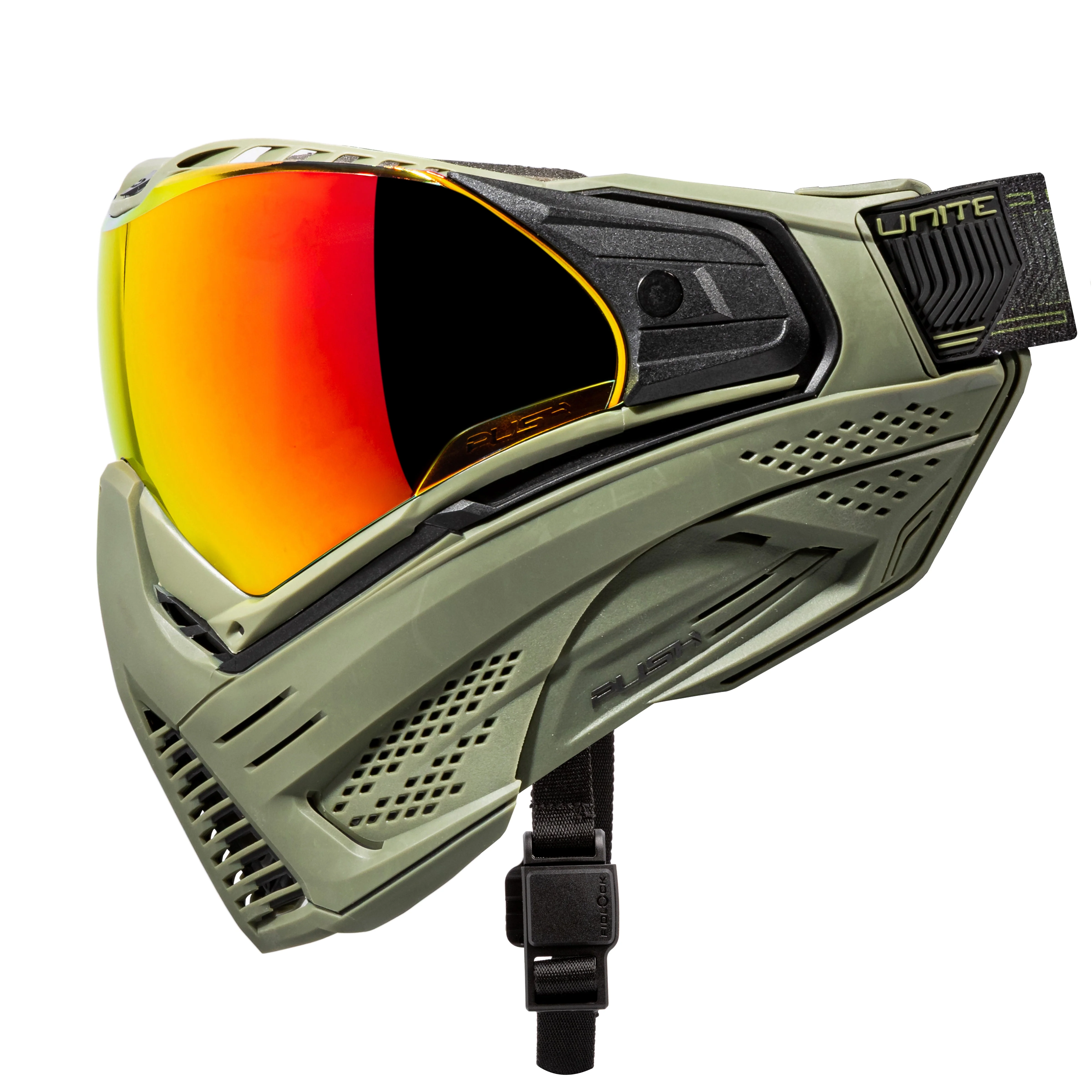 Unite Goggle Mk II - Raptor (Olive/Black) - Red Lens - Image 10